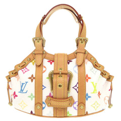 Like new Louis Vuitton Teda PM Monogram Multicolor Blanc M92348 Handbag LV 1372 LOUIS VUITTON — Like New