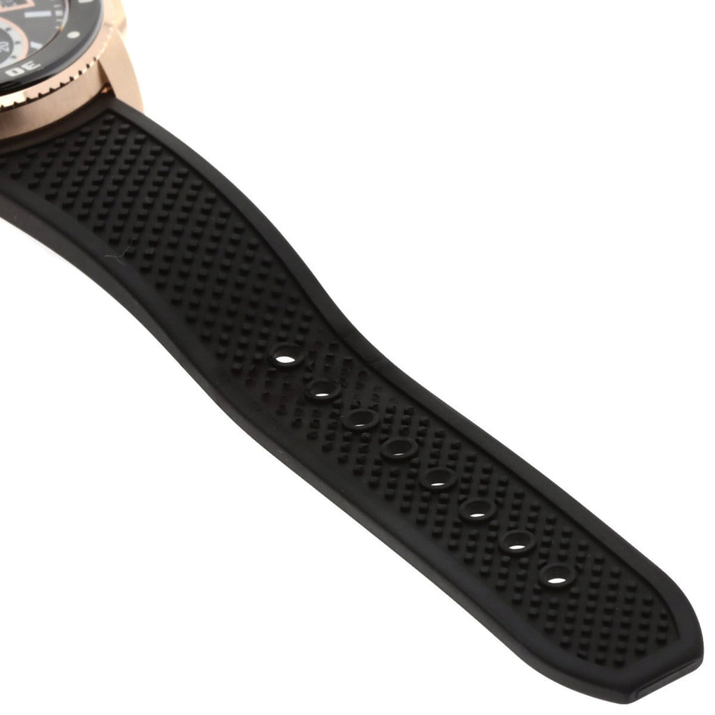 Cartier W7100052 Calibre de Diver's Watch, 18K Pink Gold, Rubber, Men's