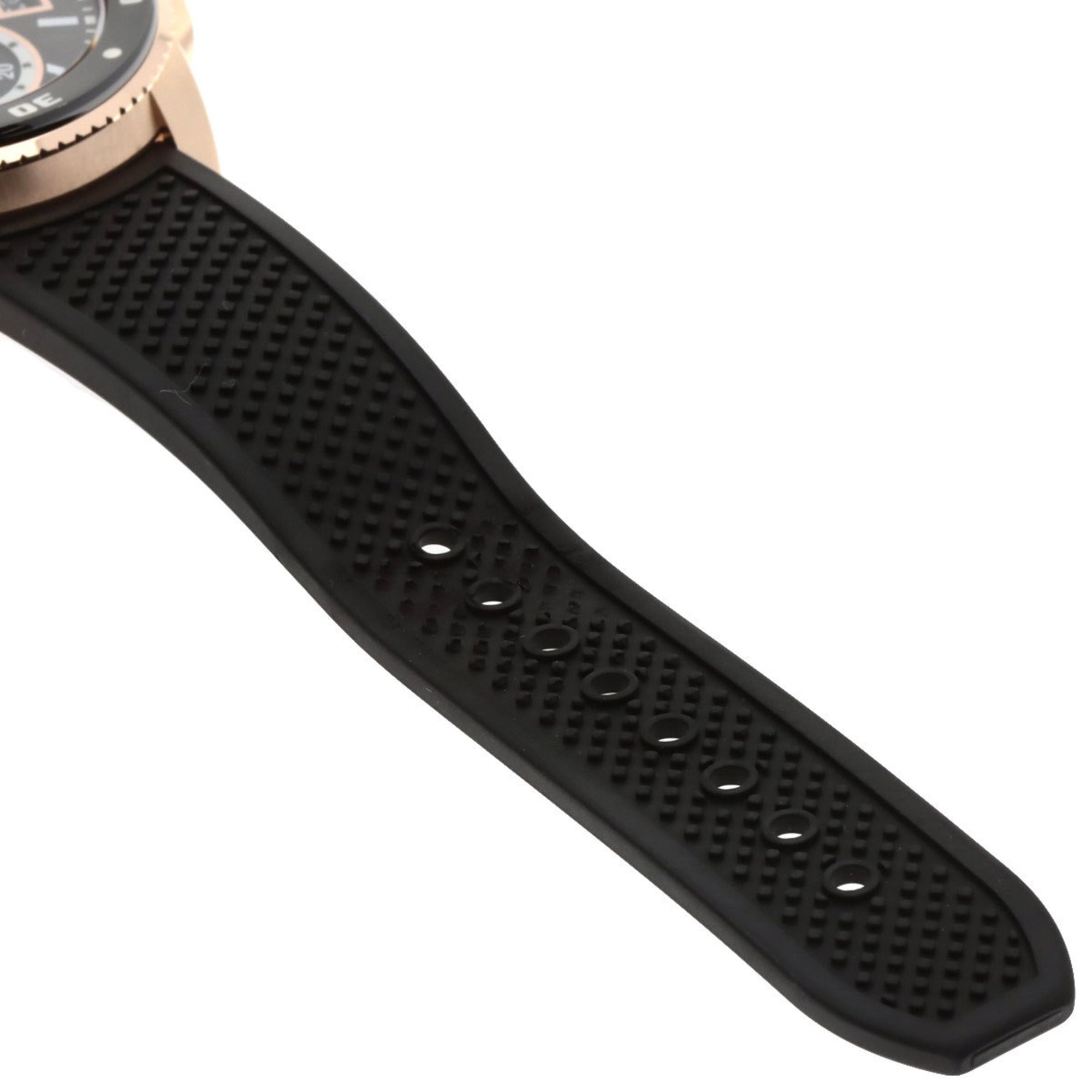 Cartier W7100052 Calibre de Diver's Watch, 18K Pink Gold, Rubber, Men's