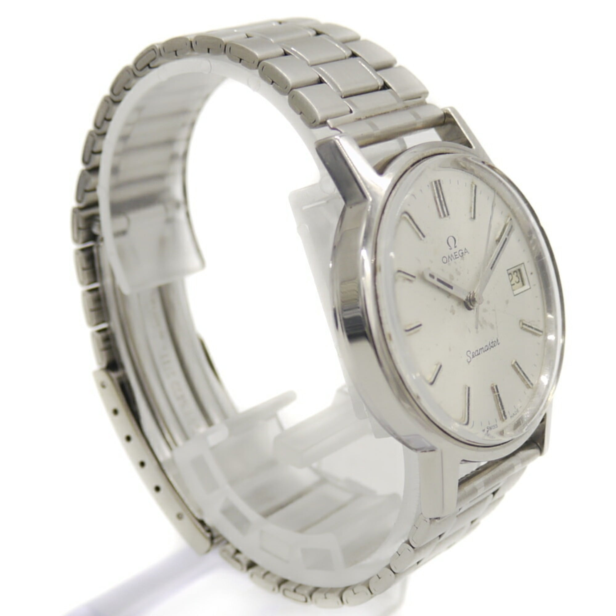 OMEGA Seamaster manual winding watch silver dial — Good