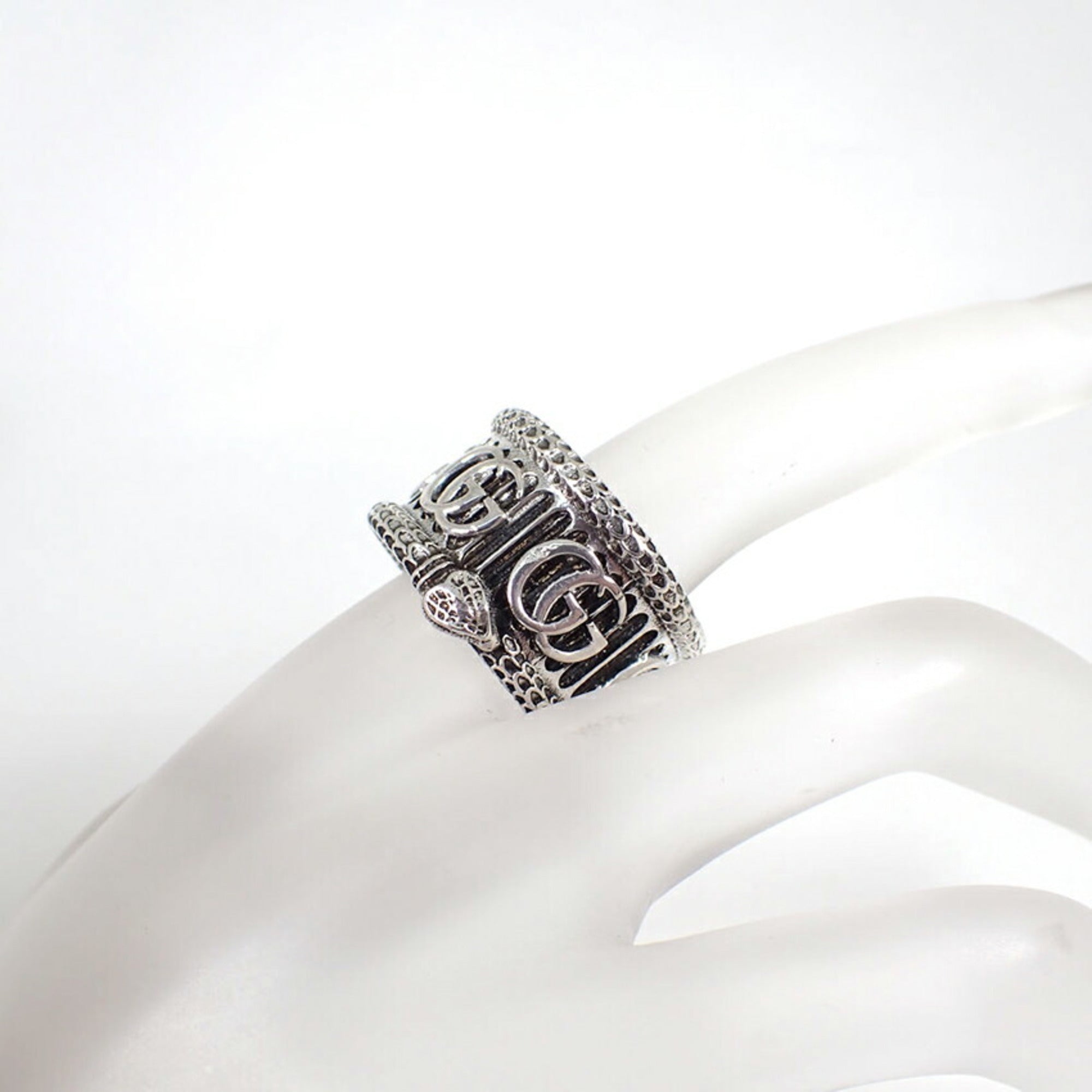 GUCCI 925 Snake Ring, Size 16 — Like New