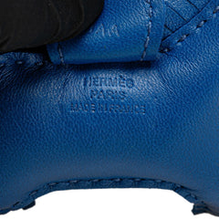 Hermès Rodeo PM Bag Charm, Blue Zanzibar, Anjo Milo Leather, Women's, HERMES — Like New