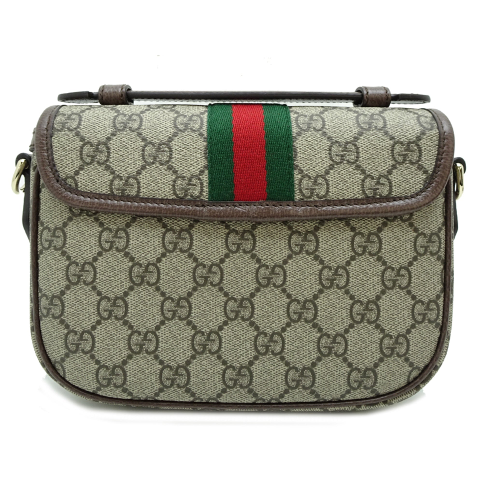 Gucci Ophidia Small Top Handle Bag, Women's Shoulder 836843, GG Supreme, Beige — Like New
