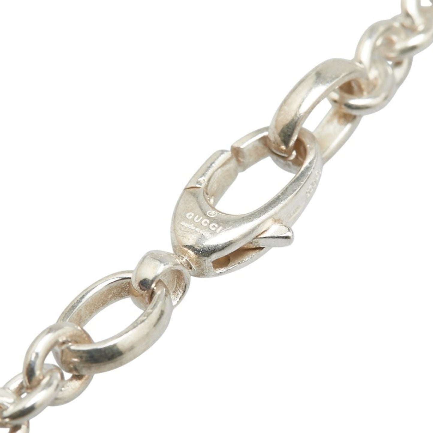 Gucci Interlocking G Chain Necklace 190489 J8400 8106 SV925 Silver Women's GUCCI