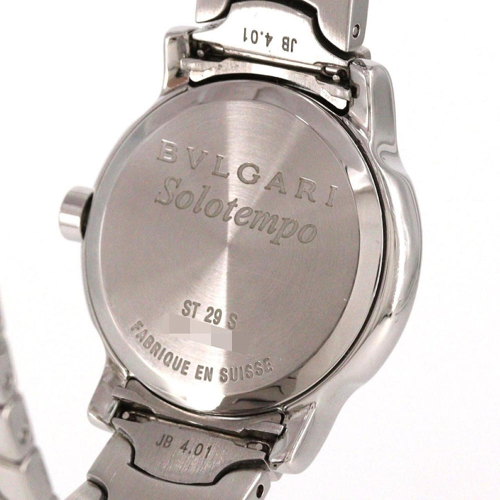 Bulgari Solotempo ST29S ST29BSSD Stainless Steel Quartz Watch — Very Good