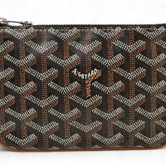 Goyard Senna Mini Pouch Multi-Case SENAT2MINTY01CL03P Black Natural Unused — New - Store Return