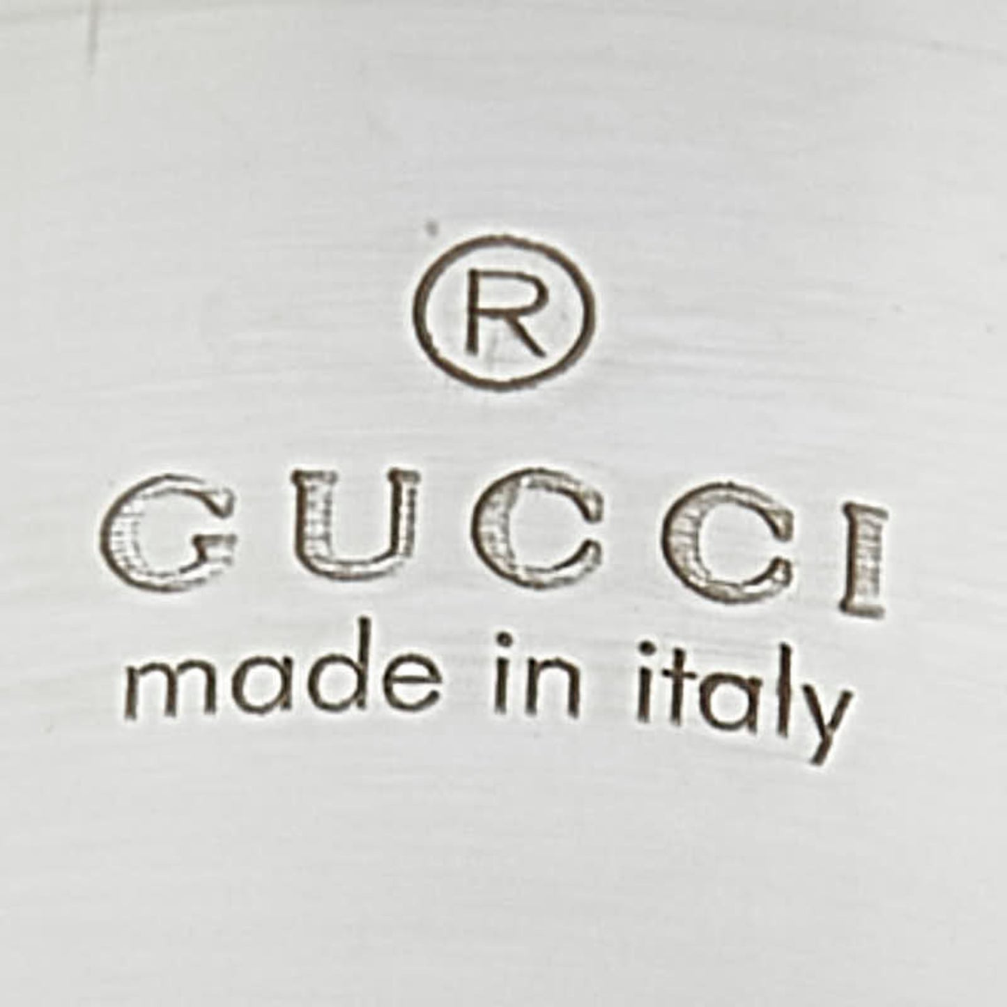 Gucci Cutout G Logo Ring #11 SV925 Silver Women's GUCCI