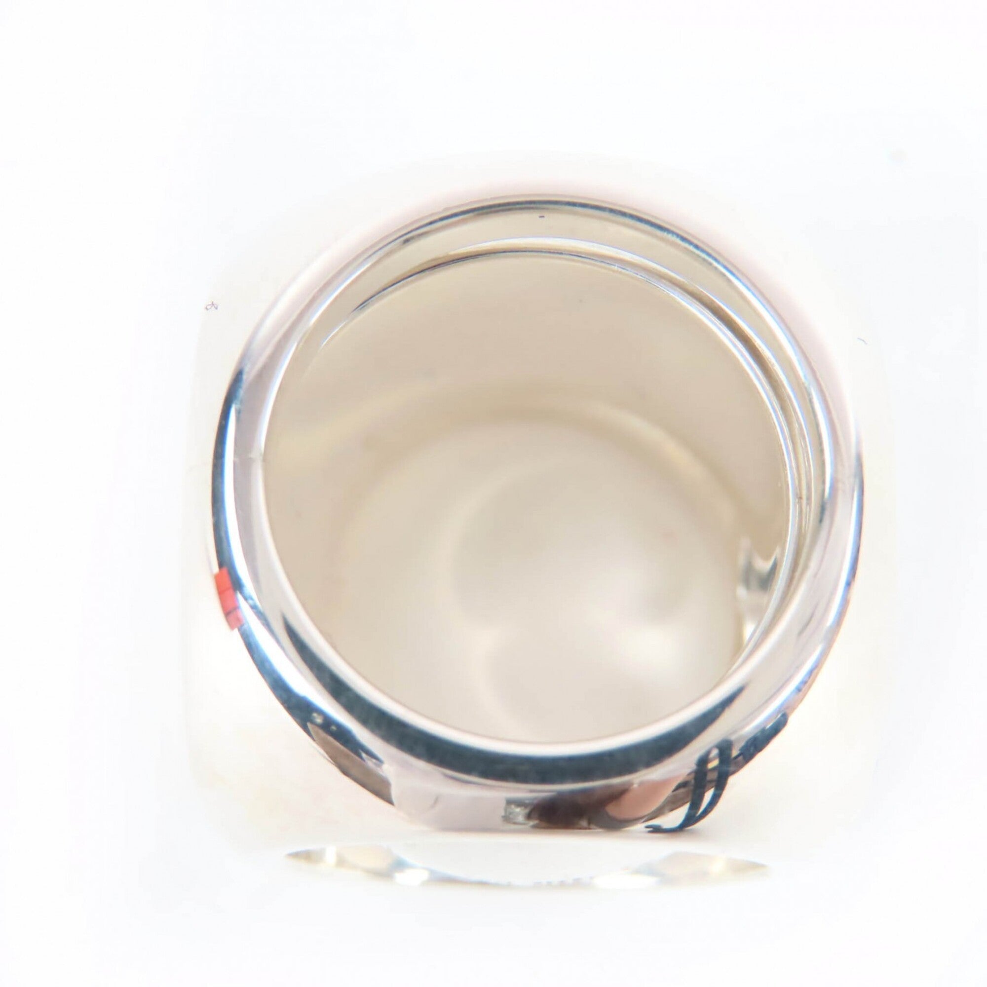 HERMES Vintage Extra Wide Sellier Ring AG925 Cube Silver Sizes 46-47-48 Weight 34.3g Women's — Like New