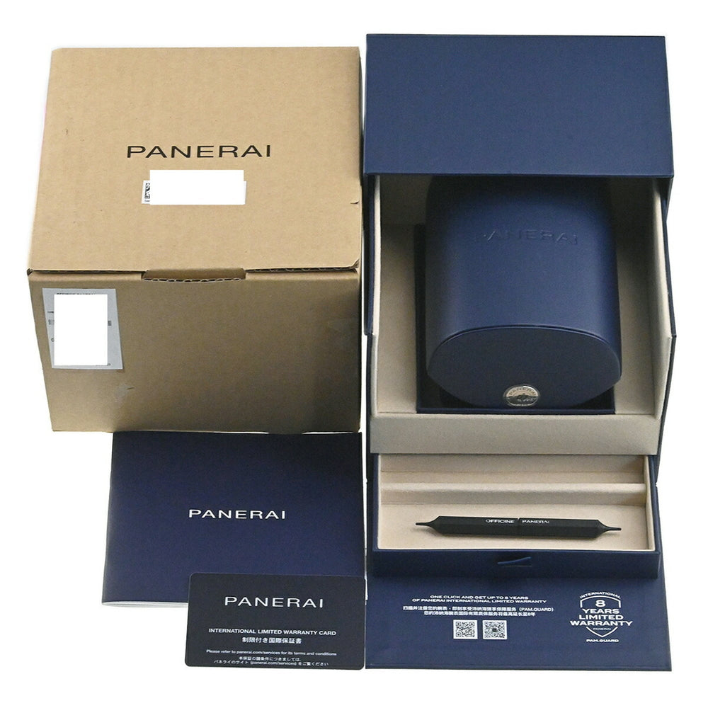 PANERAI Luminor Marina Grigio Roccia Watch 44mm PAM01358 — Good
