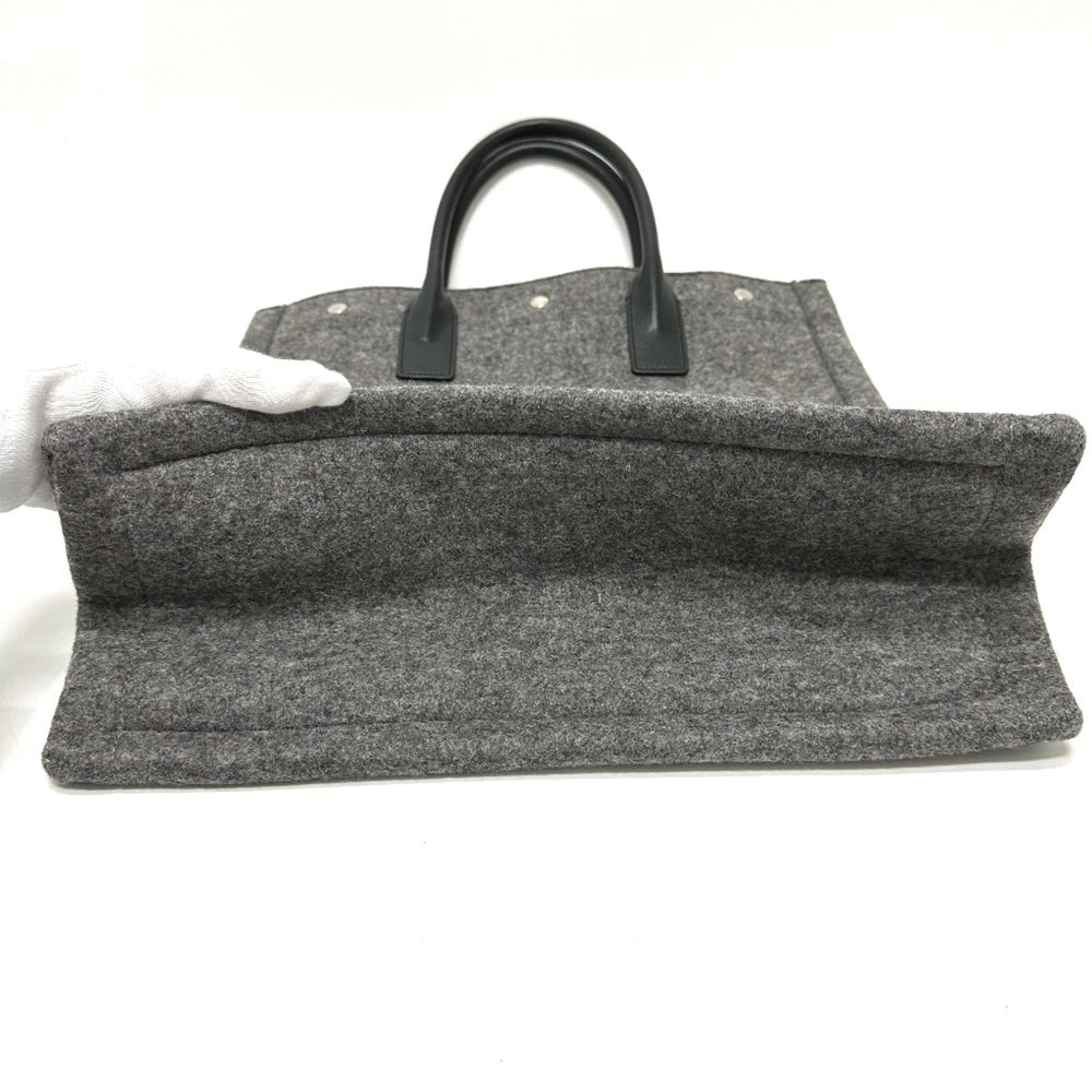Saint Laurent Paris 632539 Shoulder Bag Hand Bag Bag Tote Bag gray Black — Like New