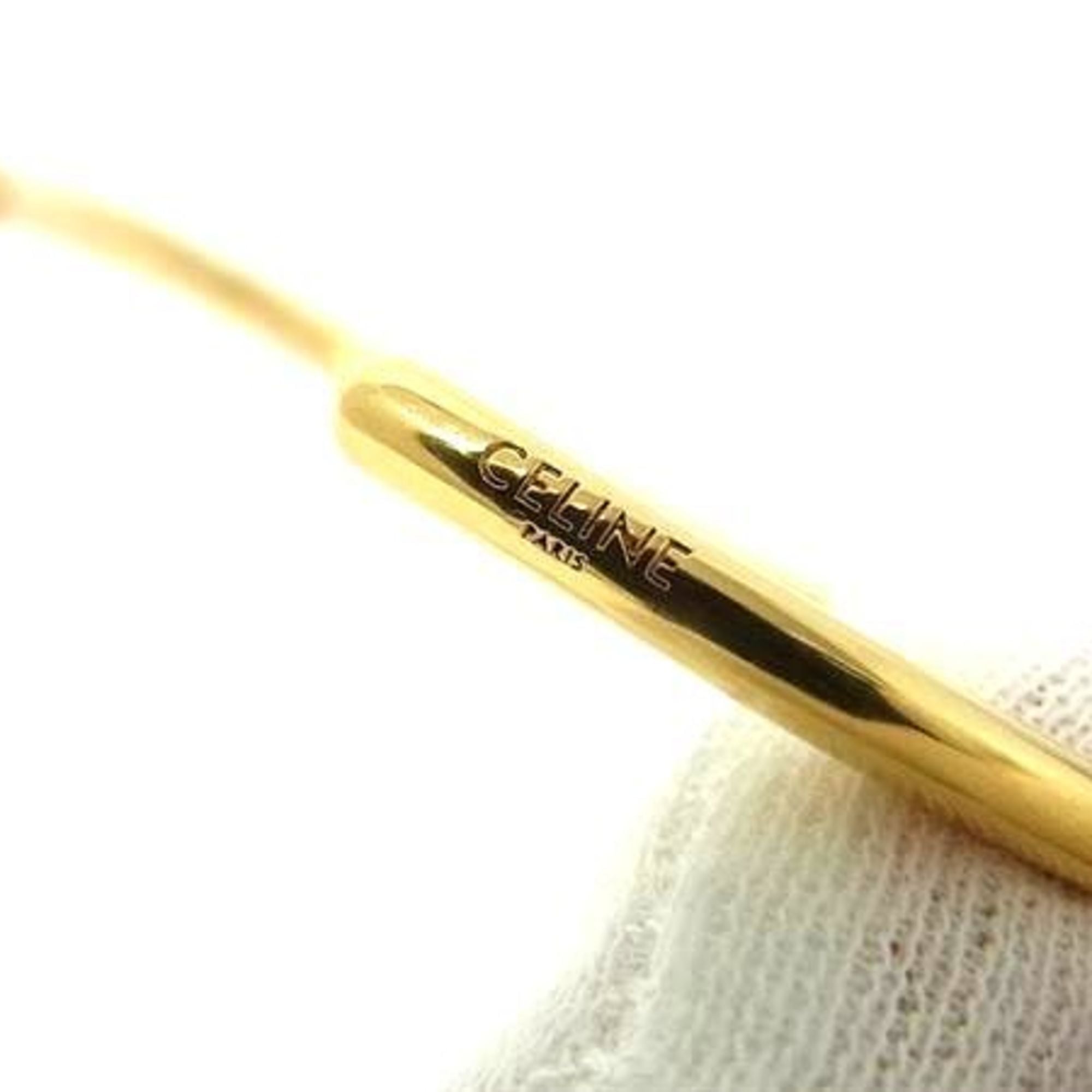 CELINE Knot Bracelet Bangle in Extra-Thin Gold Metal for Women