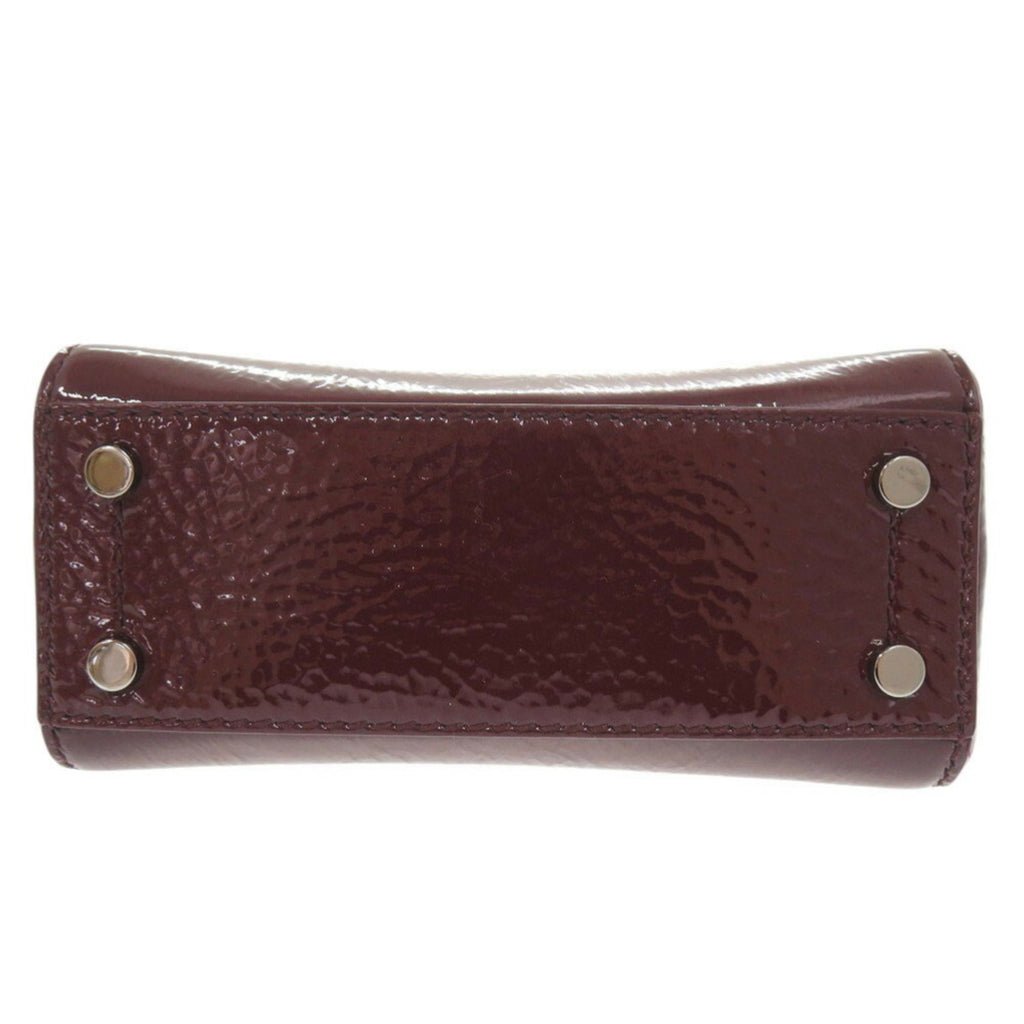 Jimmy Choo Varenne Patent Leather Bordeaux Handbag/Shoulder Bag 0026JIMMY CHOO