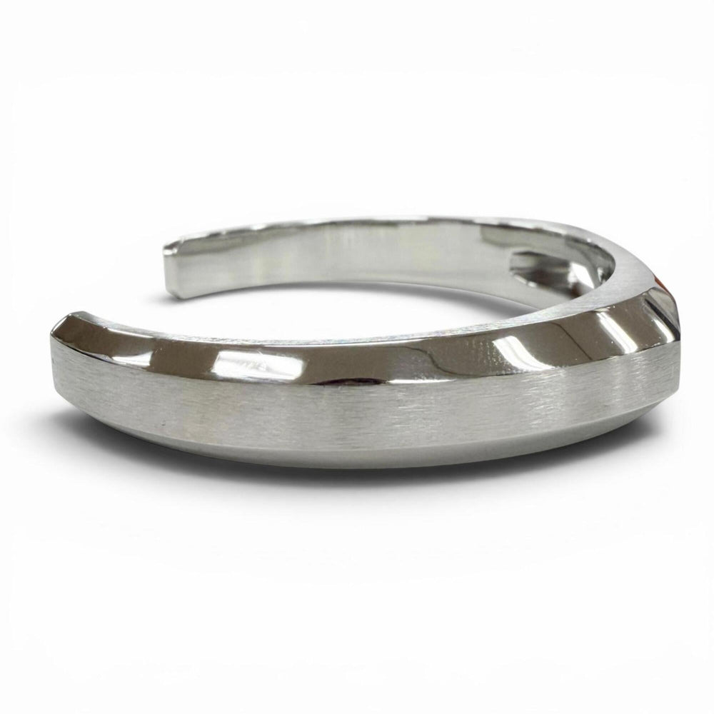 HERMES Delta Cuff Metal T5 Bangle Bracelet, 2020 Model, Silver, Made in France, Men's/Women's Accessory, Comes with Box and Dust Bag — Like New