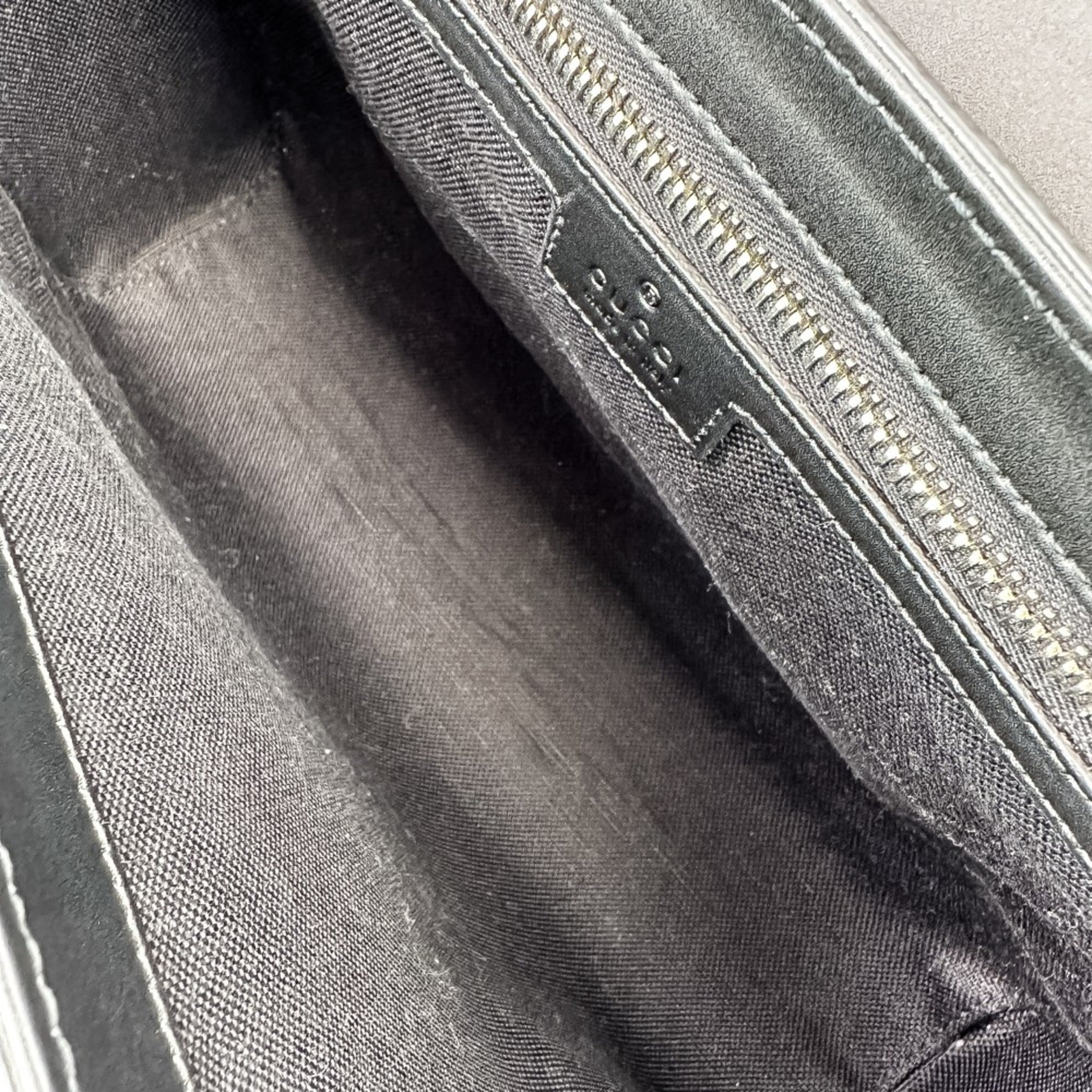 GUCCI GG Supreme Shoulder Bag Crossbody 771167 Black Men's Women's — Like New