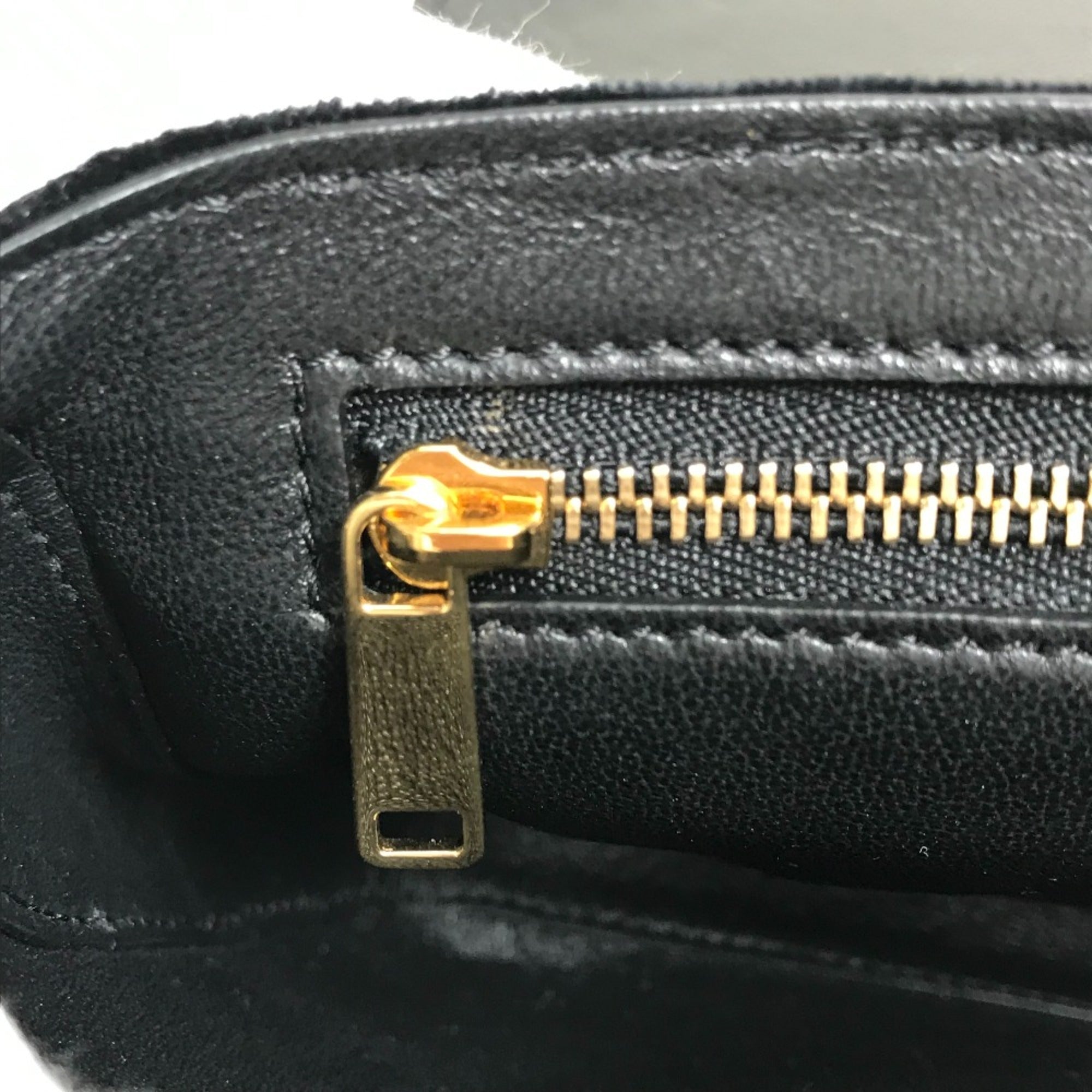 CELINE Small C Bag Chain Shoulder Bag Black x Multicolore — Like New