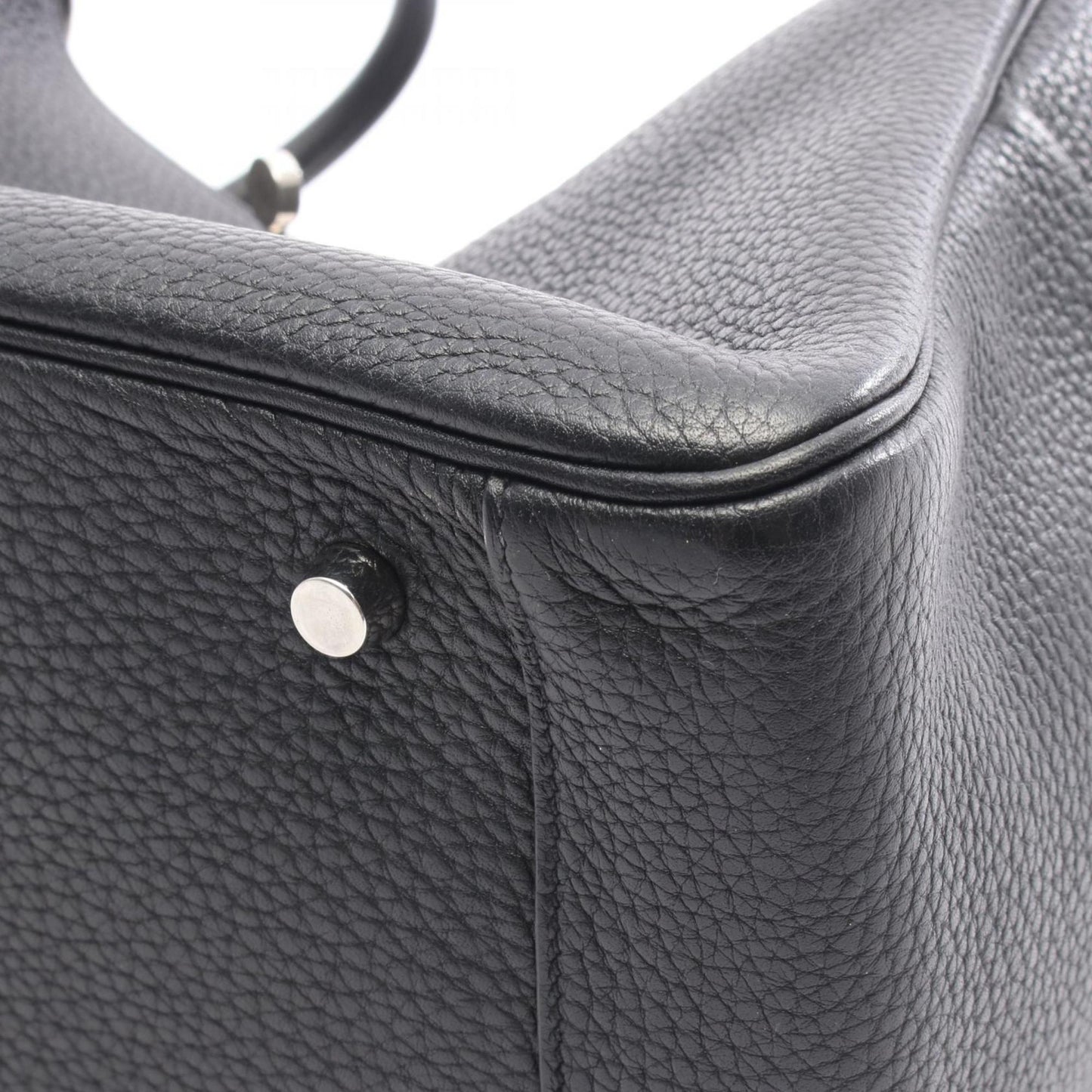 Hermes Hermès Lindy 34 Shoulder Bag in Taurillon Clemence Leather, Black