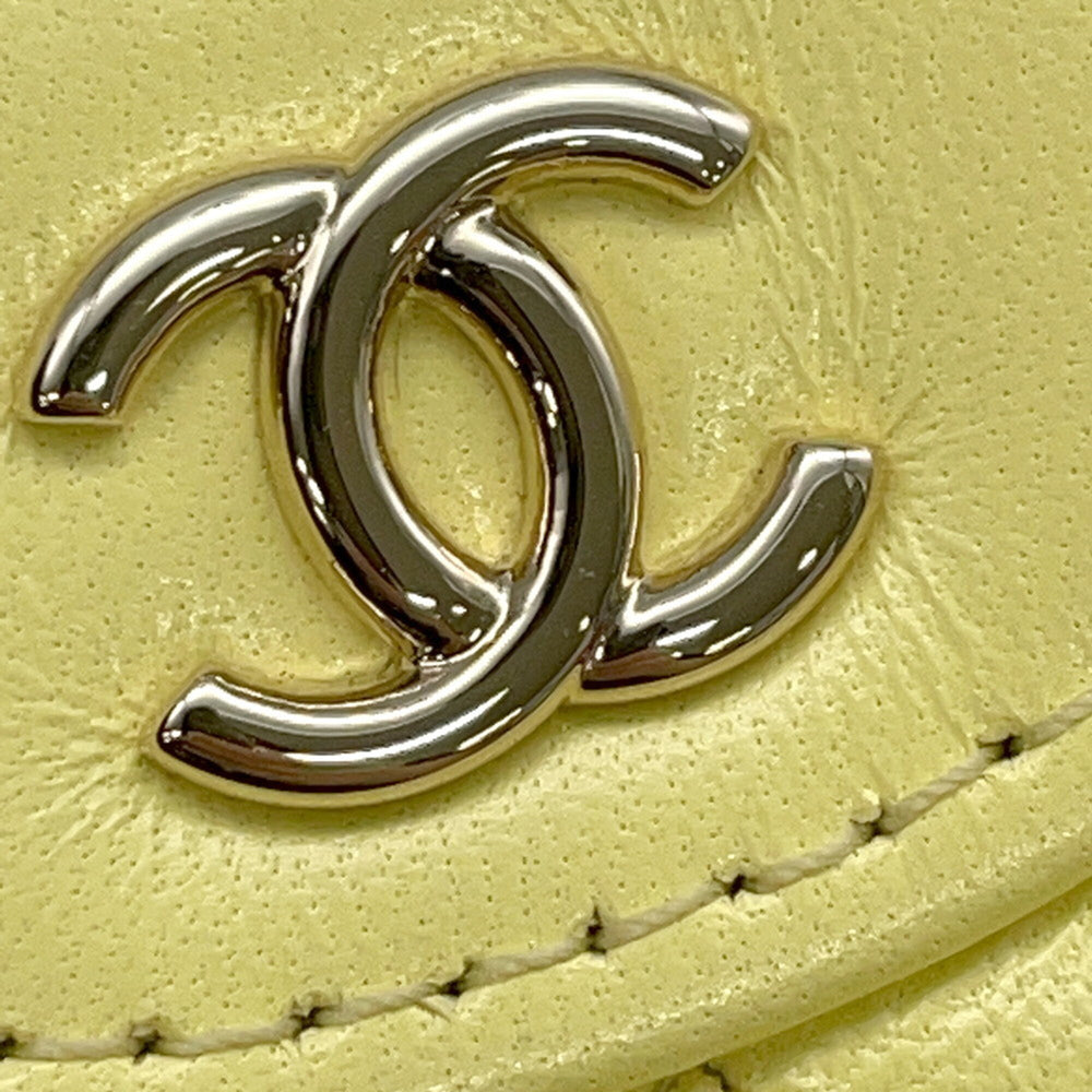Chanel Chain Shoulder Bag, Coco Mark, Matelassé Lambskin AP3875. CHANEL handbag, clutch, shoulder bag. women's CHANEL — Like New