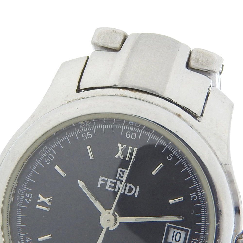 Fendi Olologi Women's Watch, 210L Stainless Steel, Quartz, Analog, Black Dial — Good