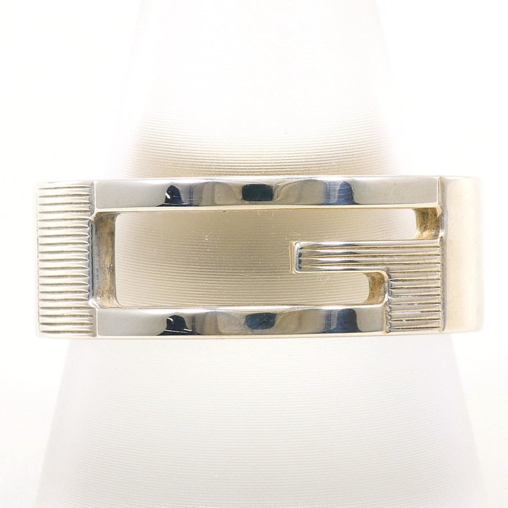 Gucci branded G silver ring, total weight 8.3g, jewelry — Like New
