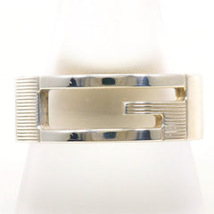 Gucci branded G silver ring, total weight 8.3g, jewelry — Like New