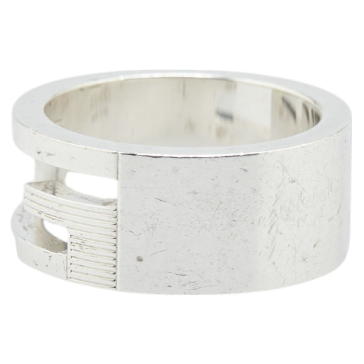 Gucci Branded G Ring, SV925 Silver, Women's, GUCCI