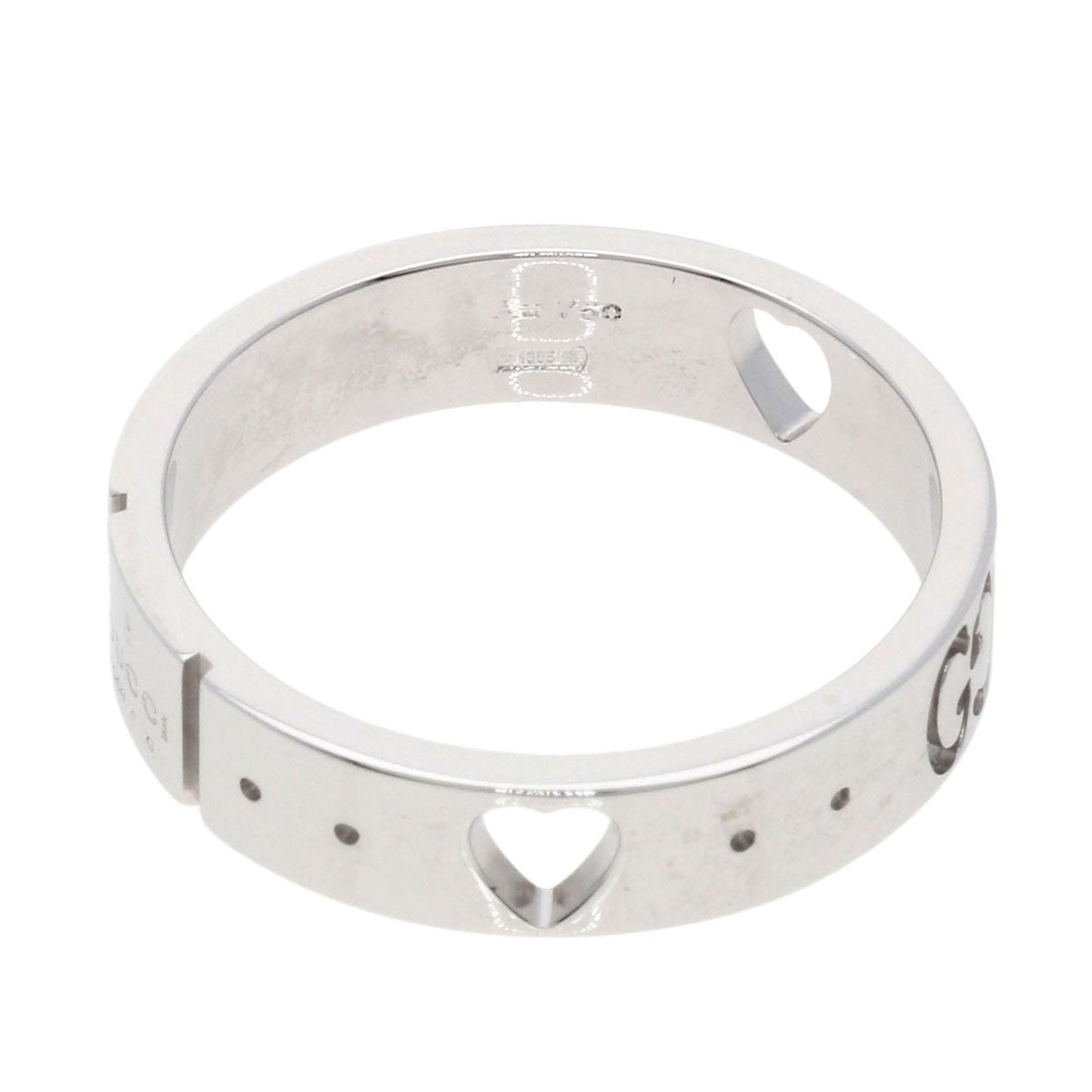 Gucci Icon Amor #7 Ring in 18K White Gold for Women