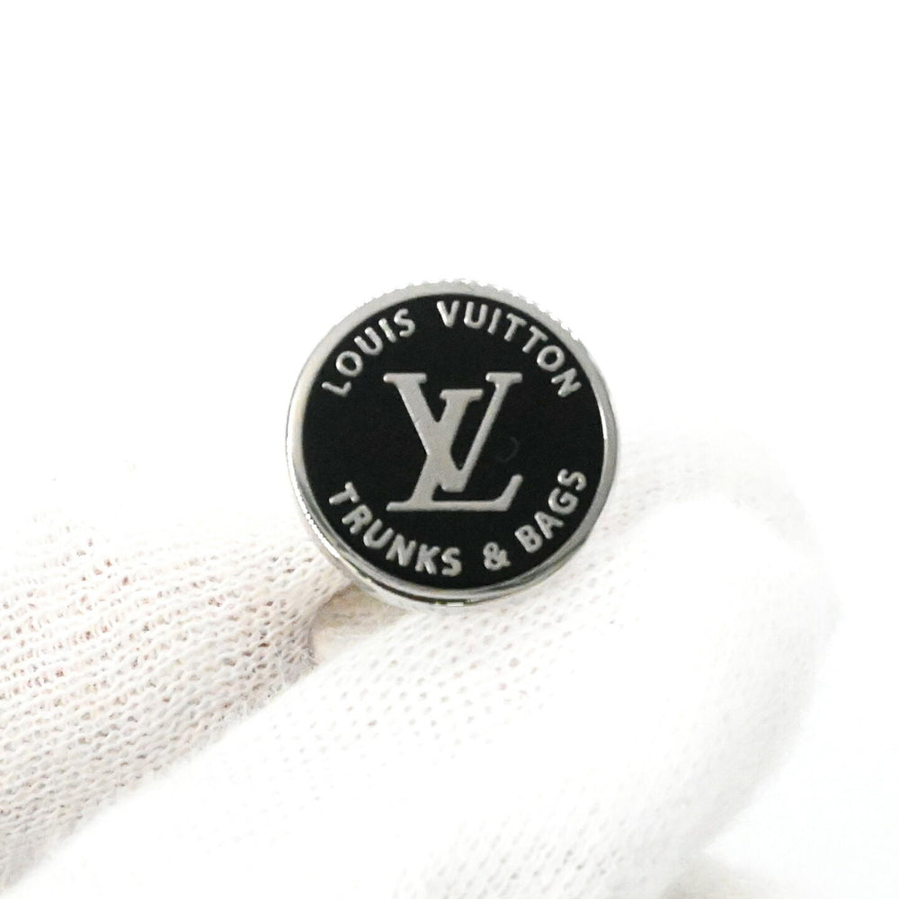 LOUIS VUITTON LV Award Cufflinks for Men, Black and Silver, M00912 — Like New