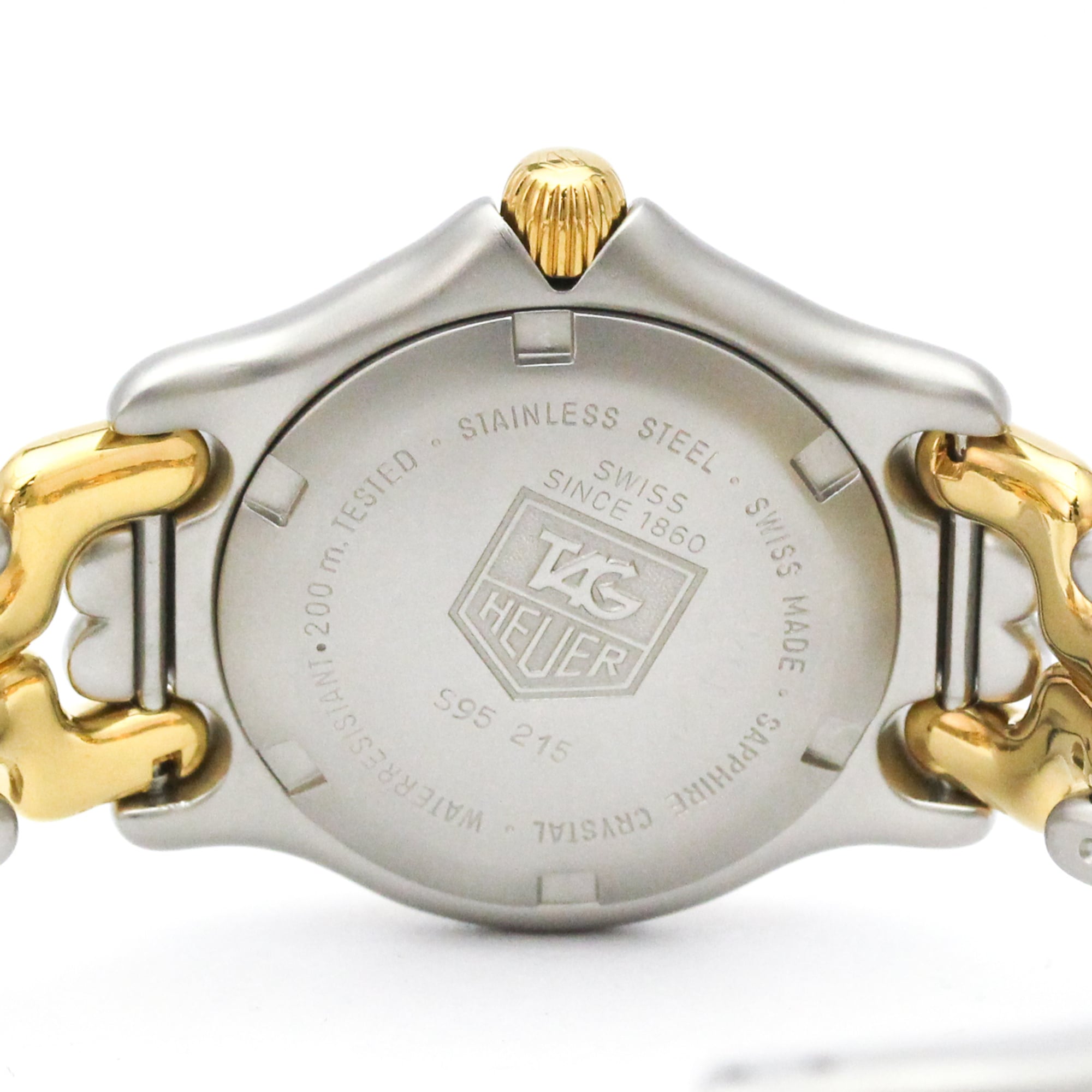 TAG HEUER Sel Professional 200M Gold Plated Steel Ladies Watch S95.215 Polished — Very Good