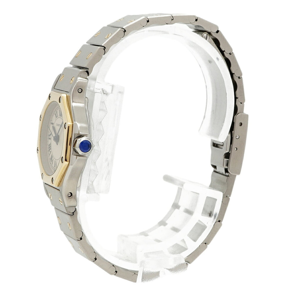 Cartier Santos Octagon SM W2001683 Beige Dial Women's Watch — Very Good