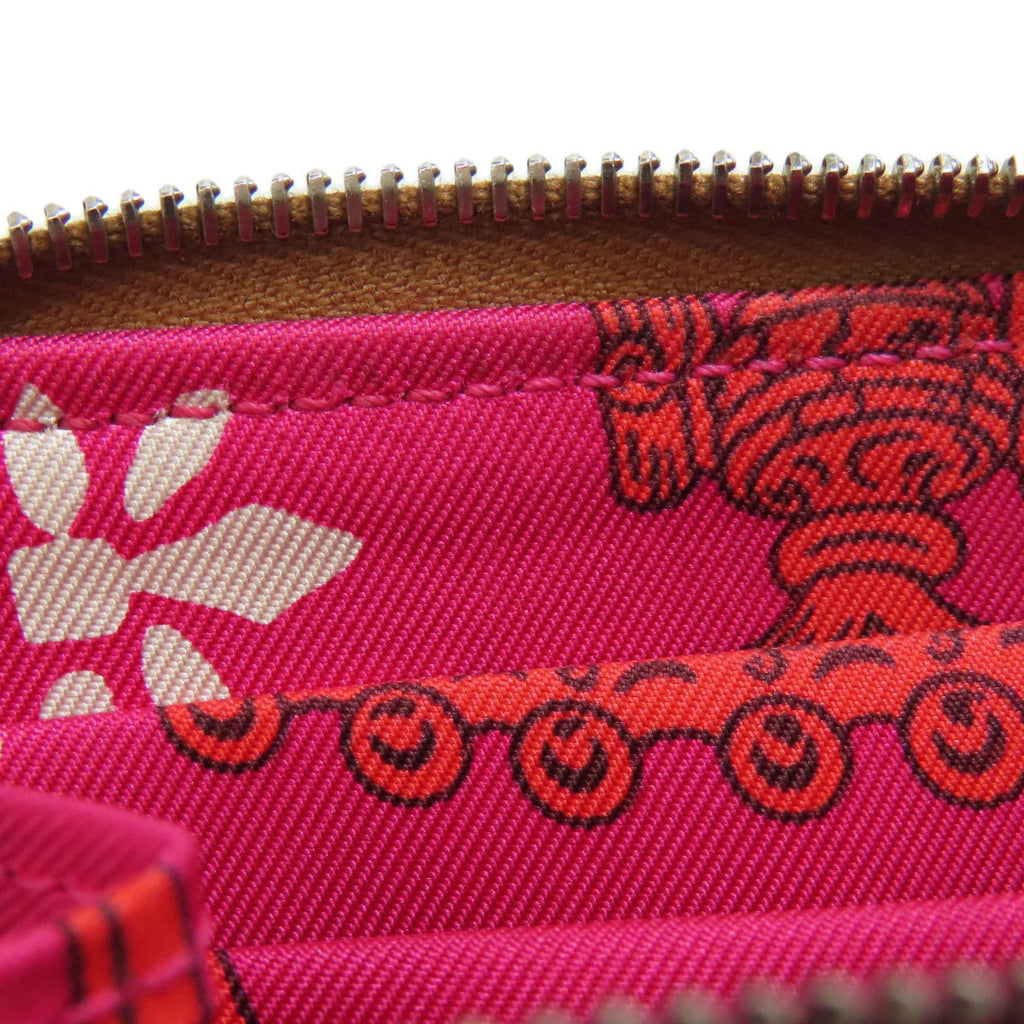 Hermes Hermès Azap Silkin Compact Bifold Wallet with Gold and Silver Hardware, Epson, Women's