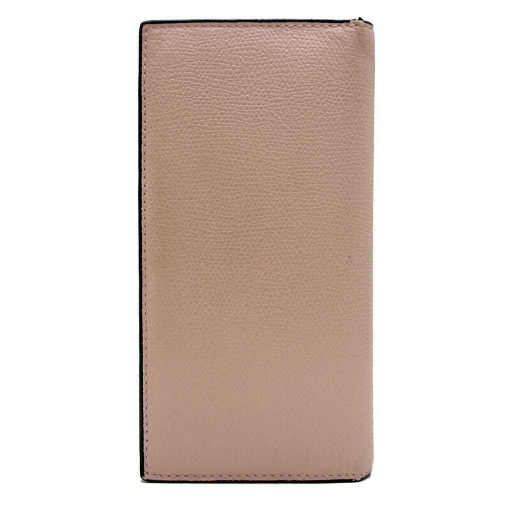 Valextra Vertical Wallet, Women's Bifold Leather Pink