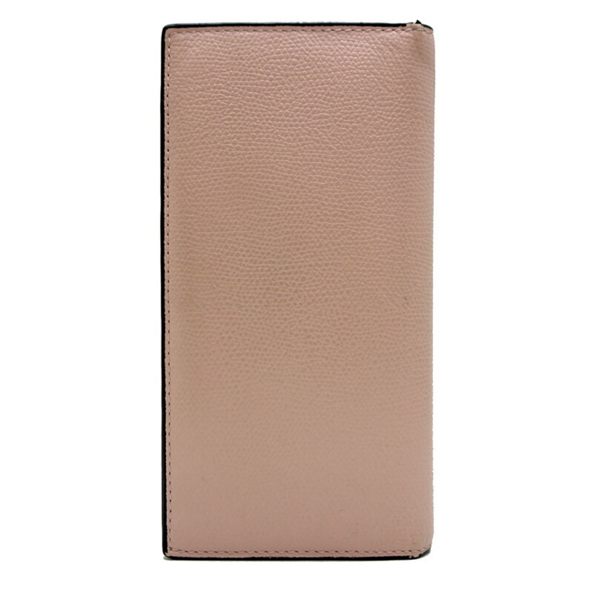 Valextra Vertical Wallet, Women's Bifold Leather Pink