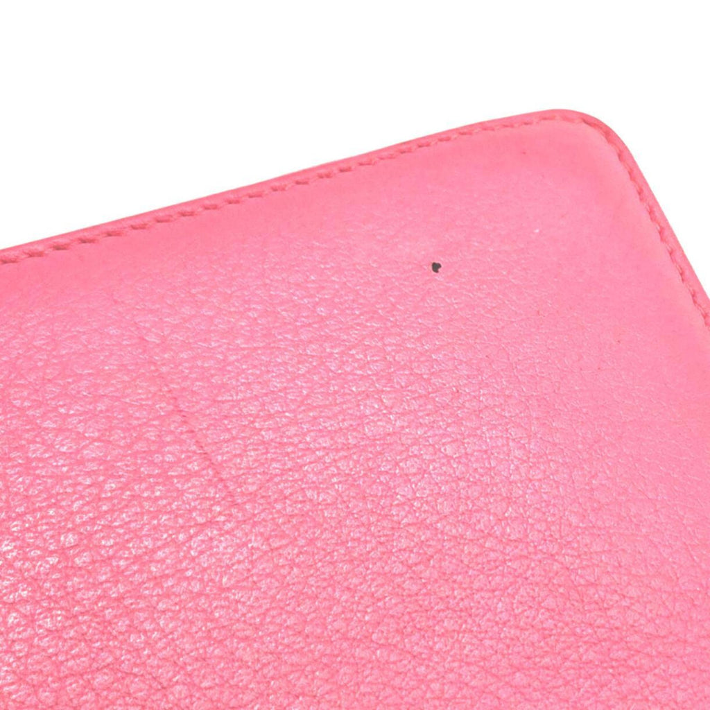 BALENCIAGA Paper Money Leather Large Wallet, Pink, 381226, Round, for Men and Women