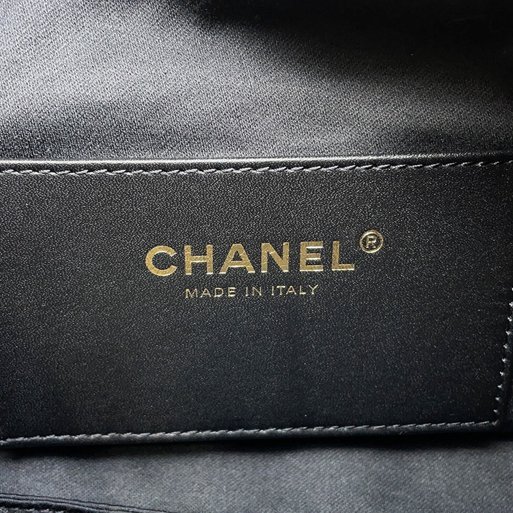 Chanel Matelassé Hobo Bag with Coco Mark, Calfskin, AS5976, Black, Handbag for Women — Like New