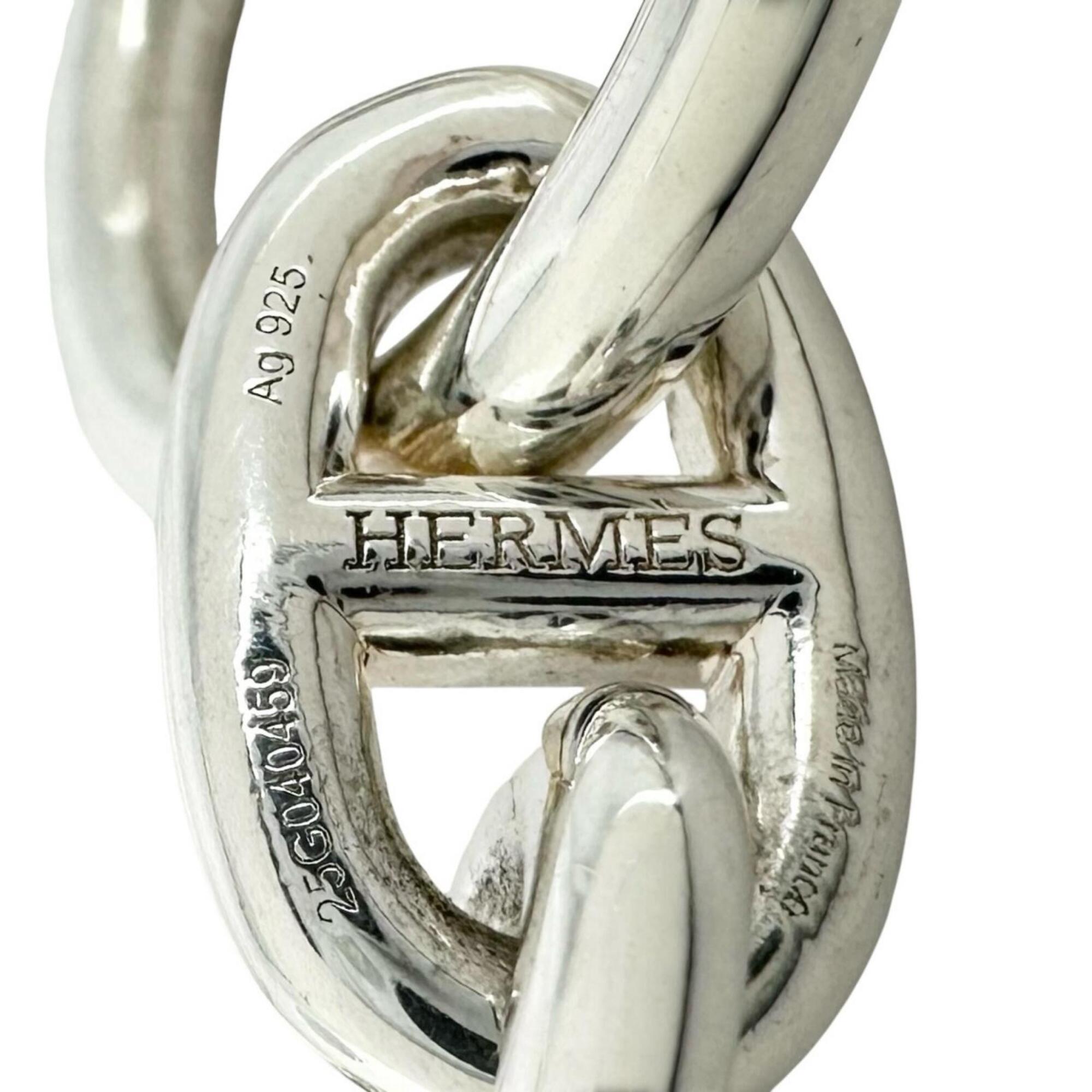 HERMES Chaine d'Ancre PM bracelet, AG925, 15 links, silver, made in France, 2025 model, weight 32.7g, women's — Like New