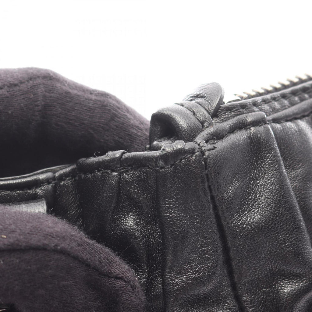 Prada Nappa Gaufre' Leather Handbag, Women's, Black, BL0743