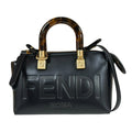 Fendi By The Way Shoulder Bag Leather 8BS067 Black Women's FENDI 2way