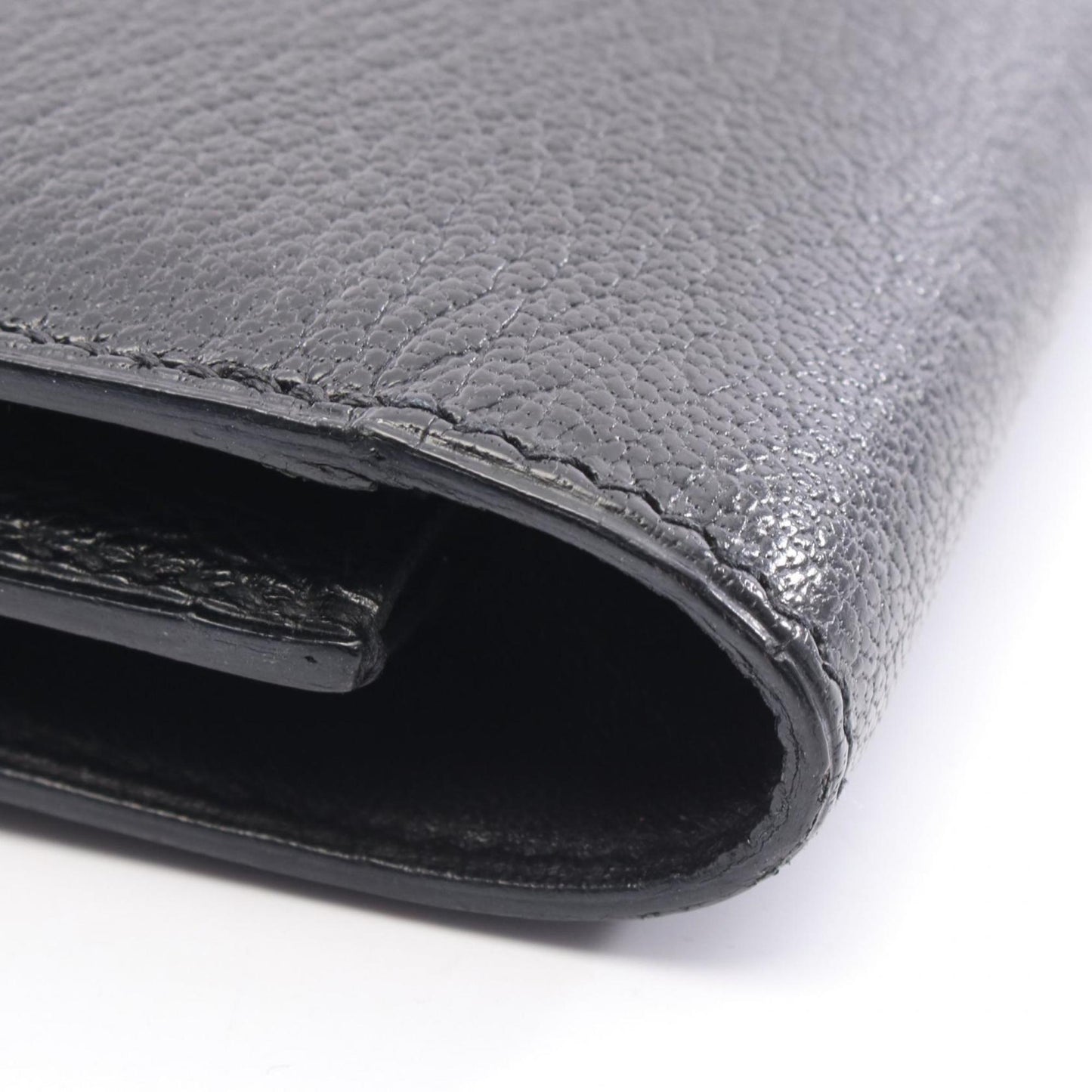 Hermes Hermès Velu second bag/clutch bag, leather Chevre women's, black