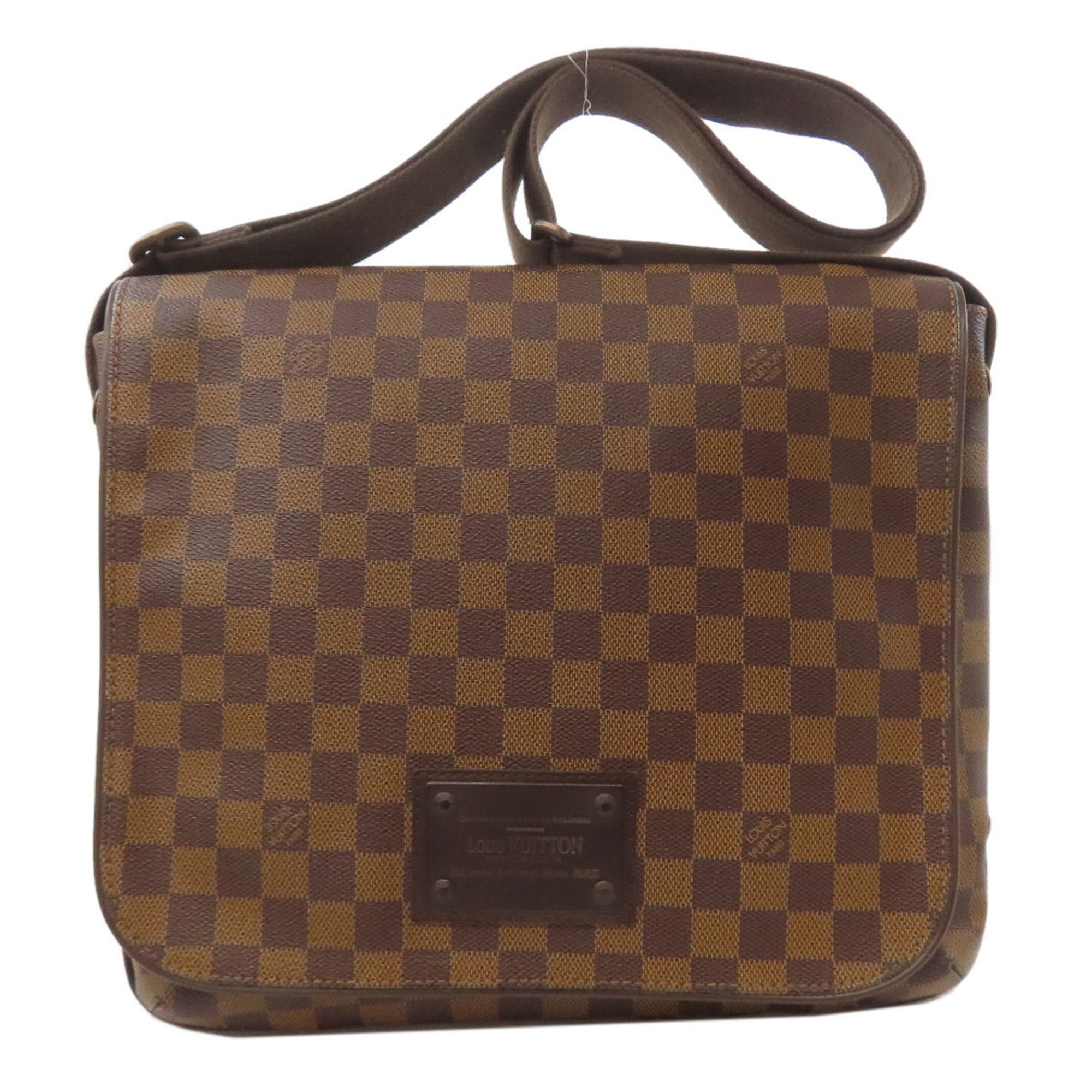 Louis Vuitton N51211 Brooklyn MM Shoulder Bag in Damier Canvas for Women