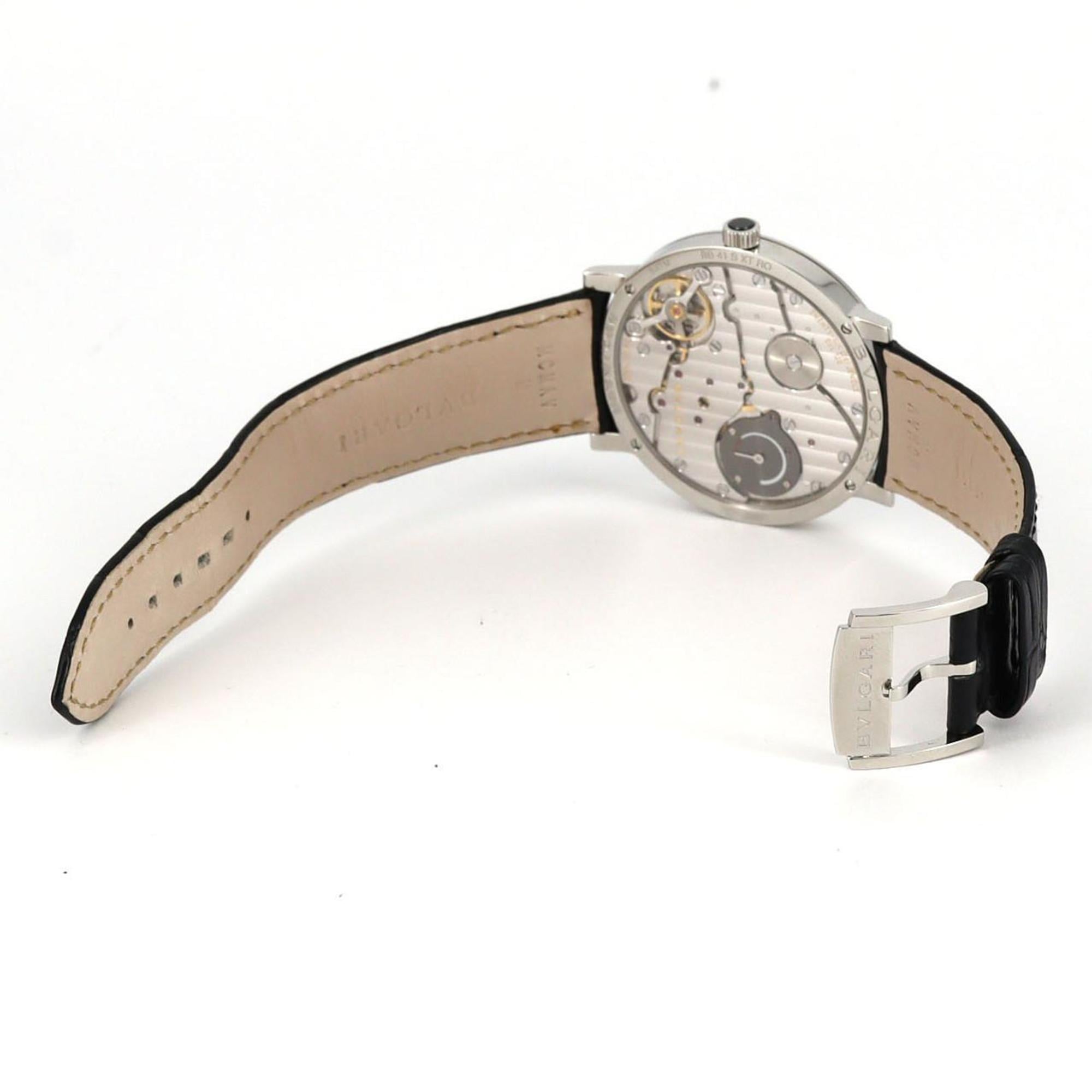 Bvlgari Roma Finissimo BB41SXTRO 102357 Stainless Steel Manual-Wound Watch — Very Good