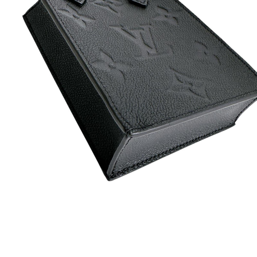 Louis Vuitton Petite Sac Plat Monogram Empreinte Shoulder Bag M81417 Black — New - Store Return