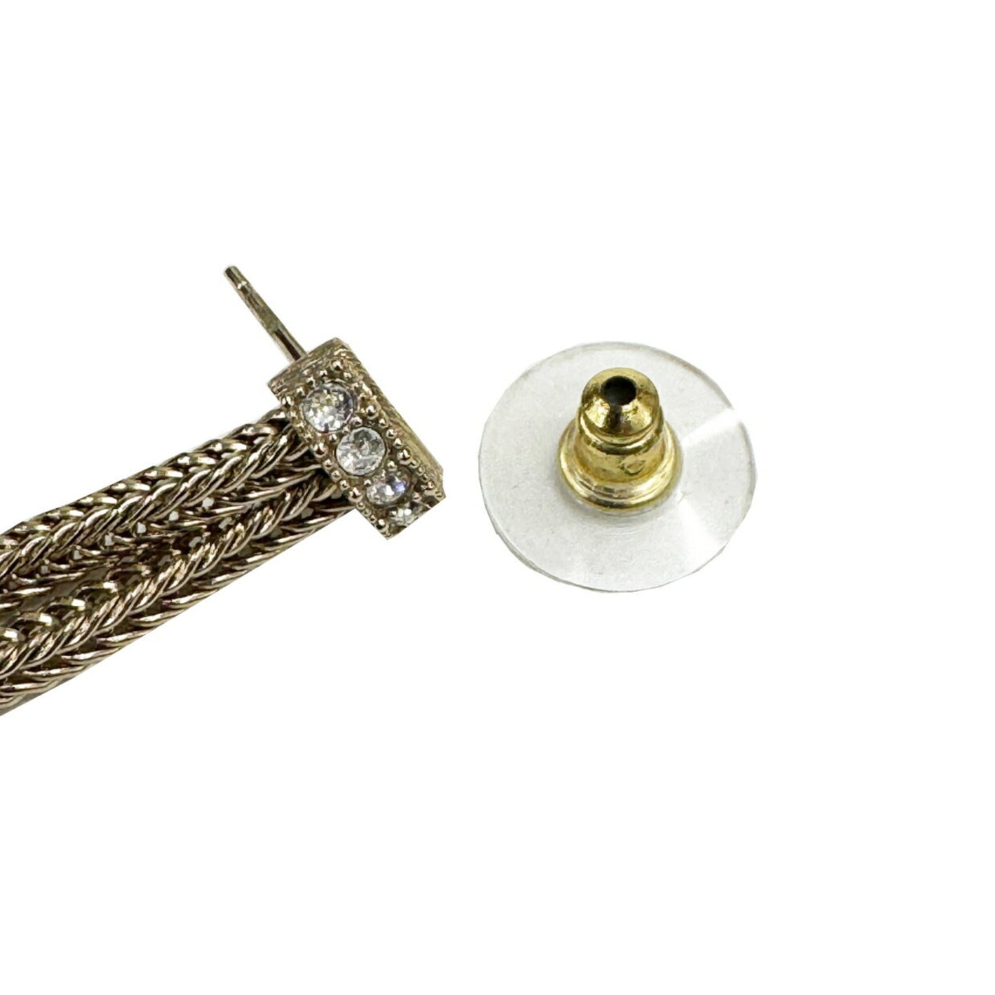 CHANEL Chanel Earrings B24K Coco Mark Rhinestone Women's