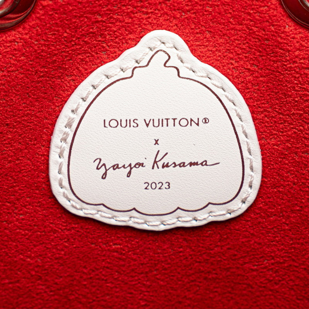Louis Vuitton LV x YK Yayoi Kusama Monogram Empreinte NeoNoe BB Limited Edition Handbag Shoulder Bag M46413 Red White Leather Women's LOUIS VUITTON — Like New