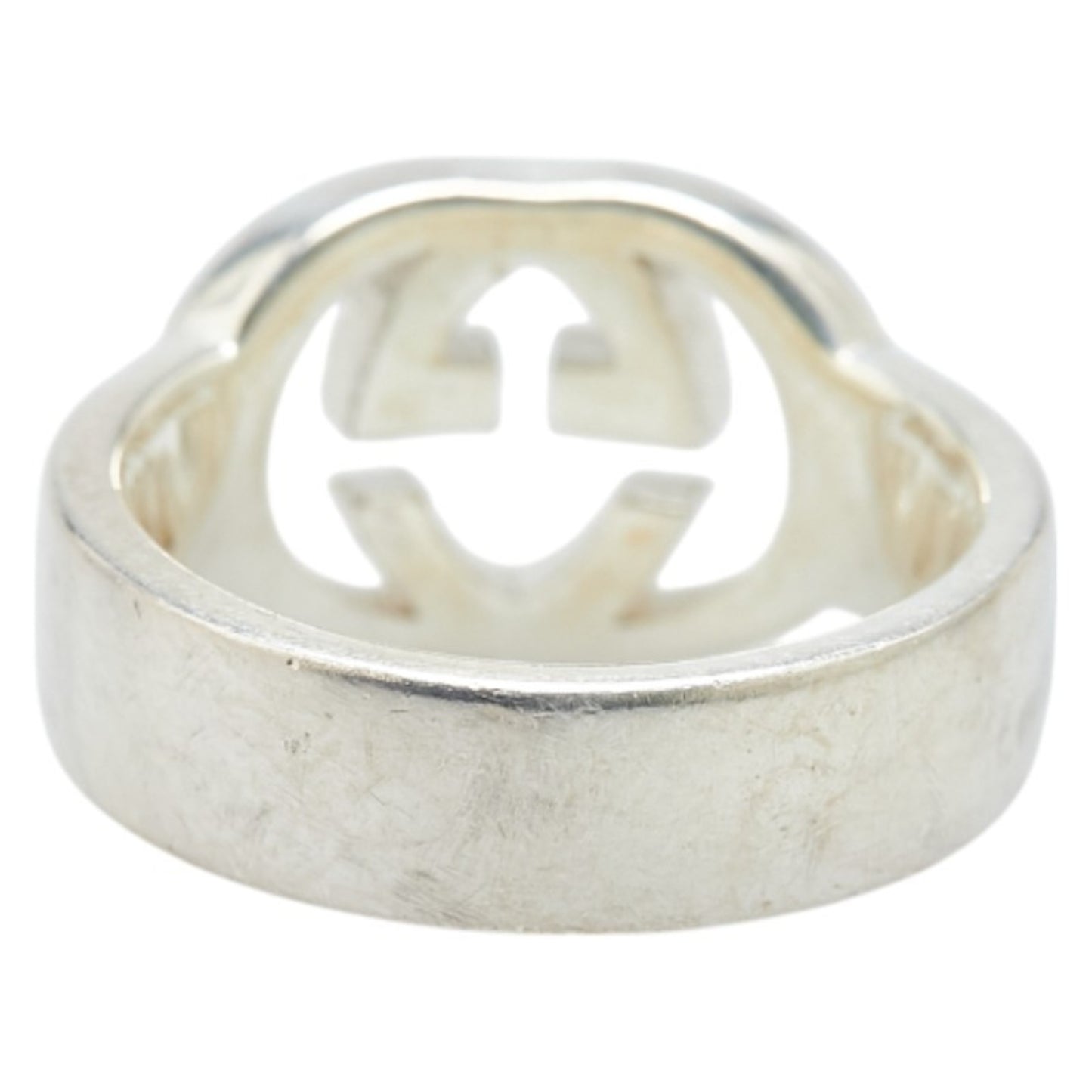 Gucci Interlocking G Ring #7 SV925 Silver Women's GUCCI