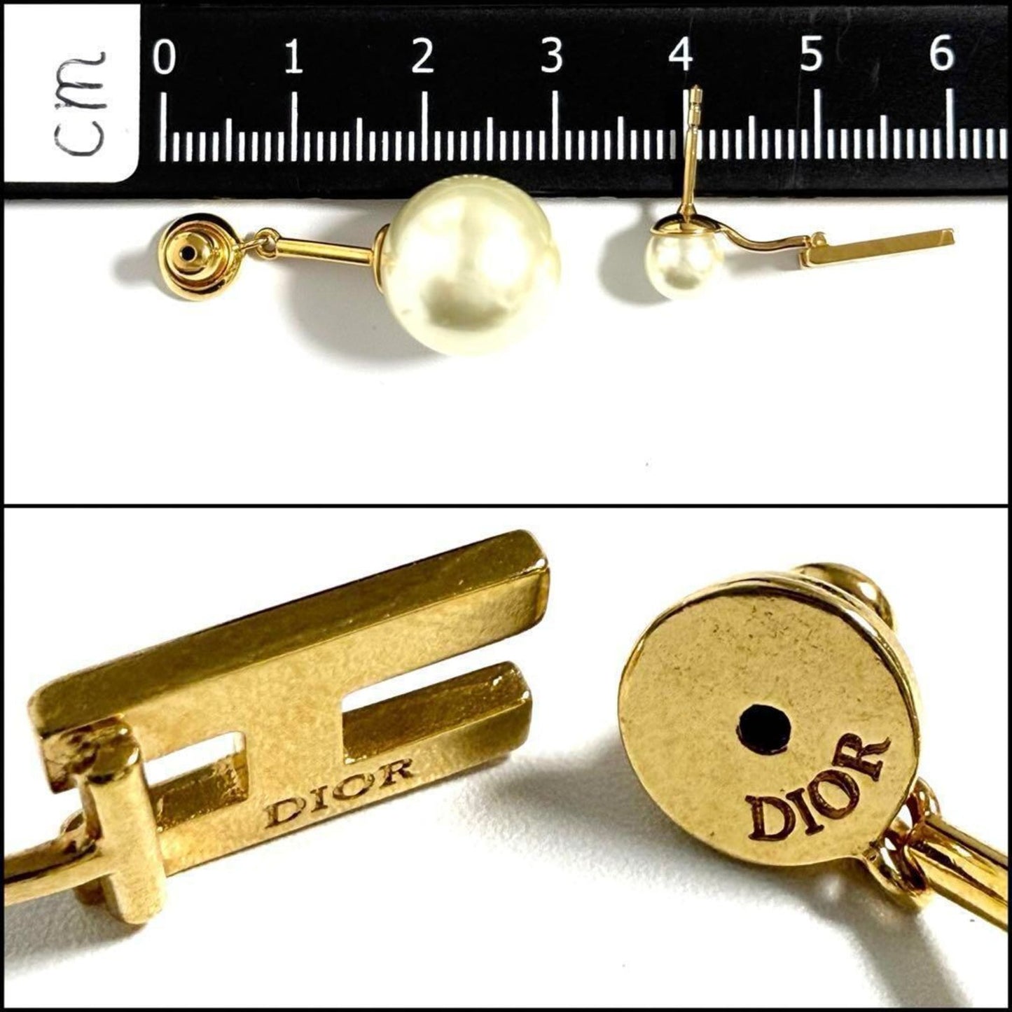 Christian Dior Dior Tribal Single Earring Initial H