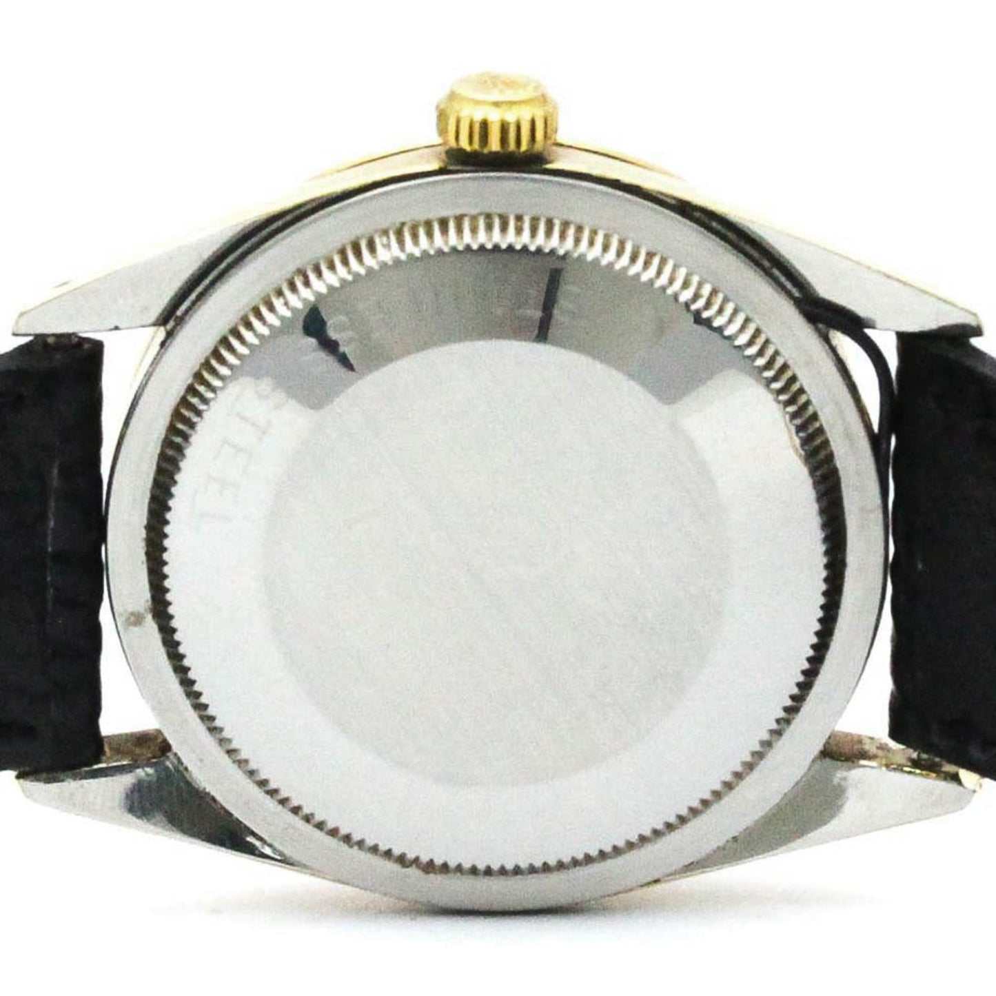 Vintage ROLEX Air King 5520 Gold Plated Leather Automatic Mens Watch BF571664