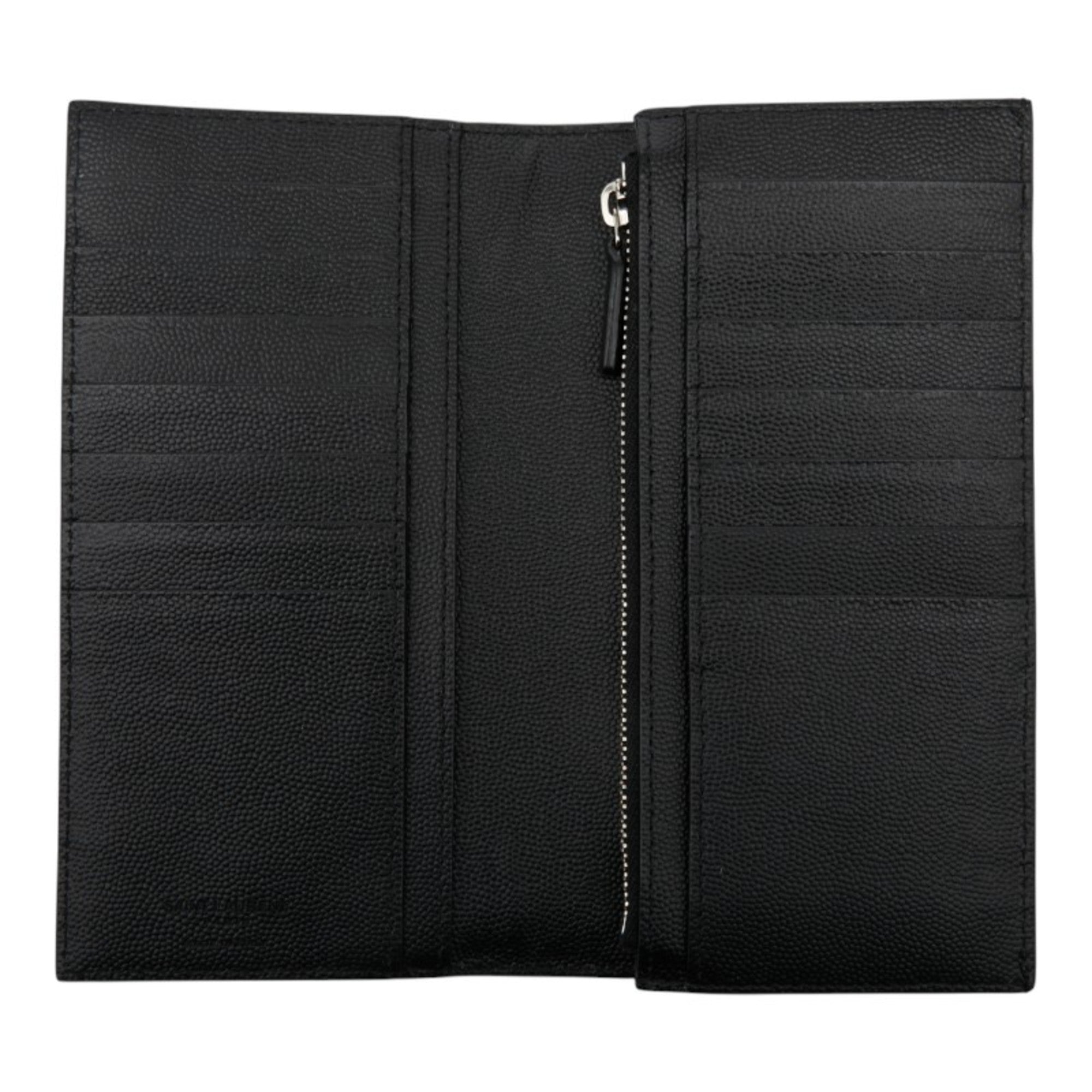 Saint Laurent Continental Wallet 396308 Black Leather Men's SAINT LAURENT