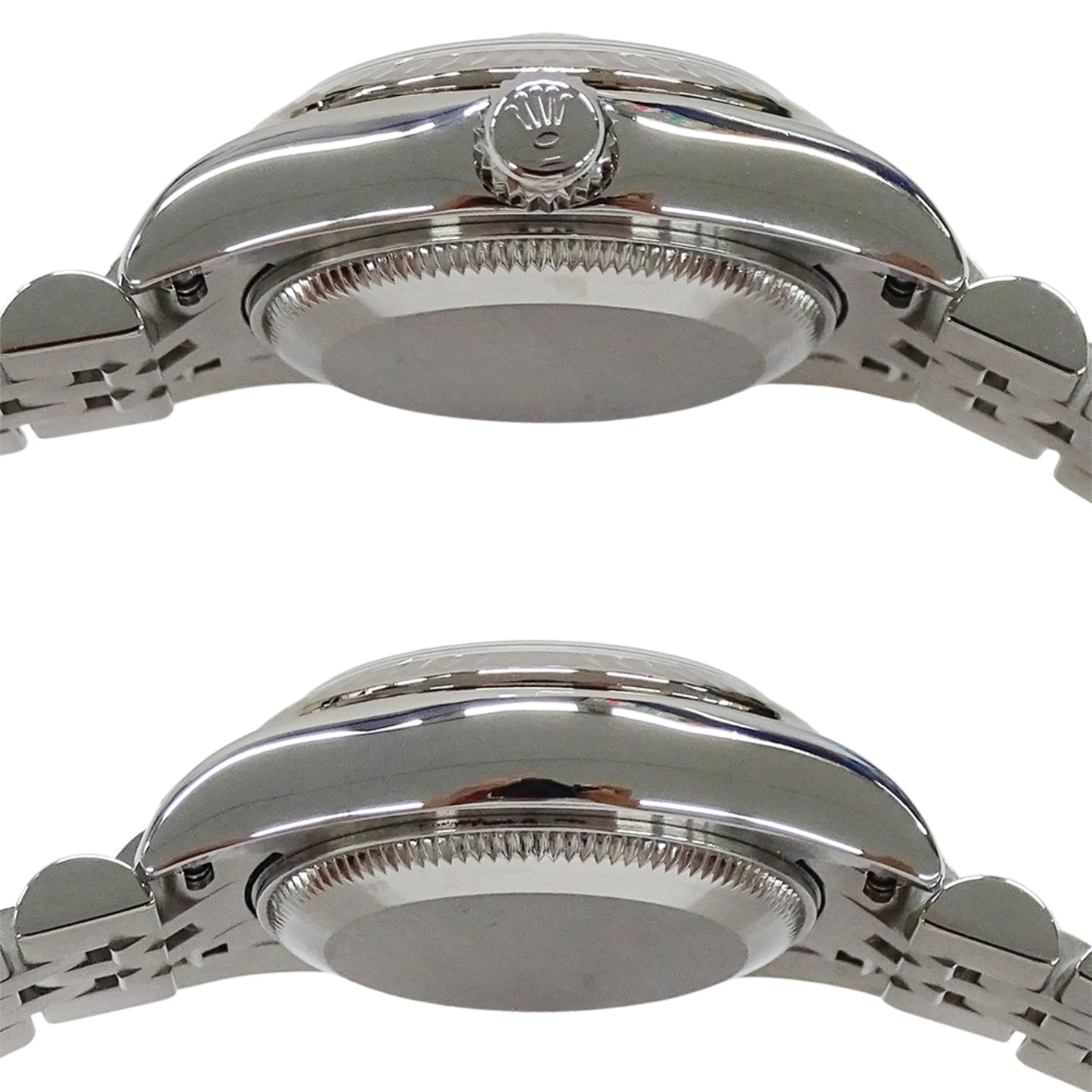 Rolex Datejust 179174, D-serial, Women's Automatic Watch, Stainless Steel, White Gold, Silver, White, Overhauled and Polished