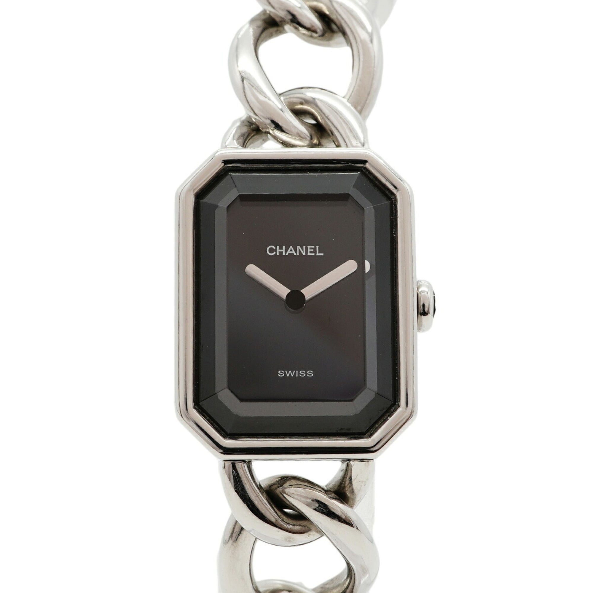 Chanel Première L Chain H0452 Black Dial Women's Watch — Good