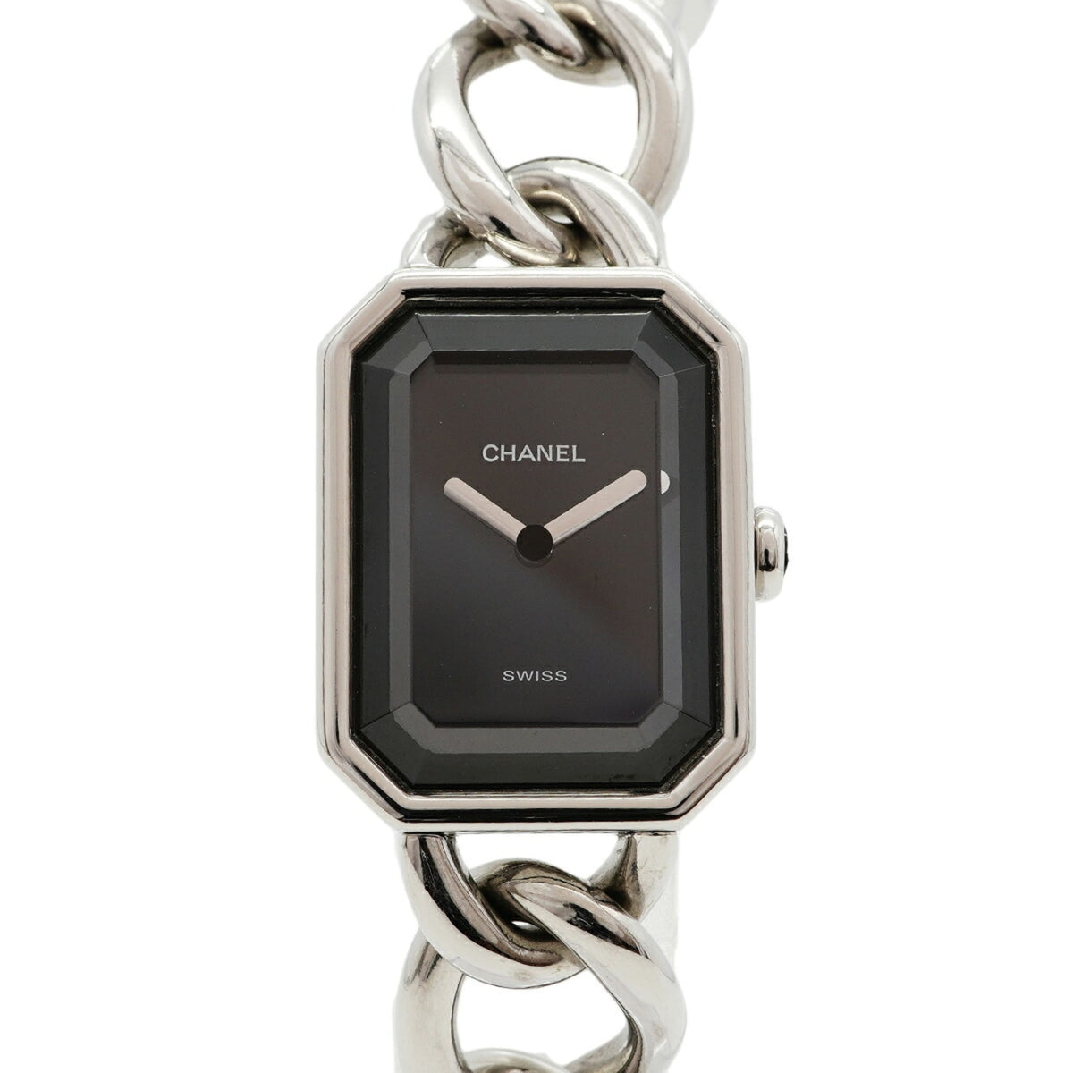 Chanel Première L Chain H0452 Black Dial Women's Watch — Good